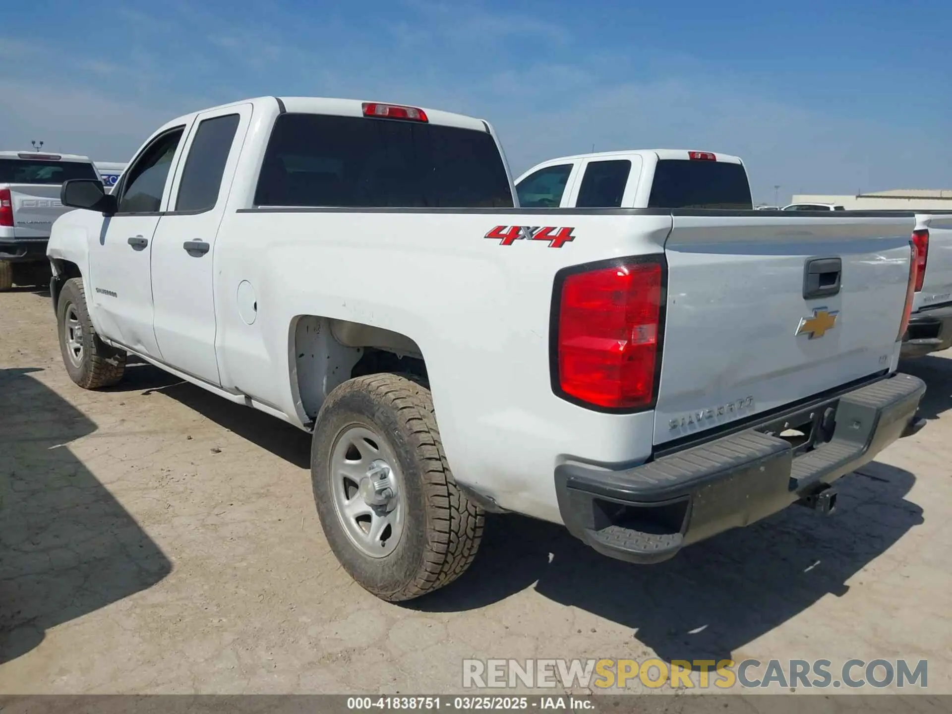 3 Photograph of a damaged car 2GCVKNEC4K1159580 CHEVROLET SILVERADO 1500 LD 2019