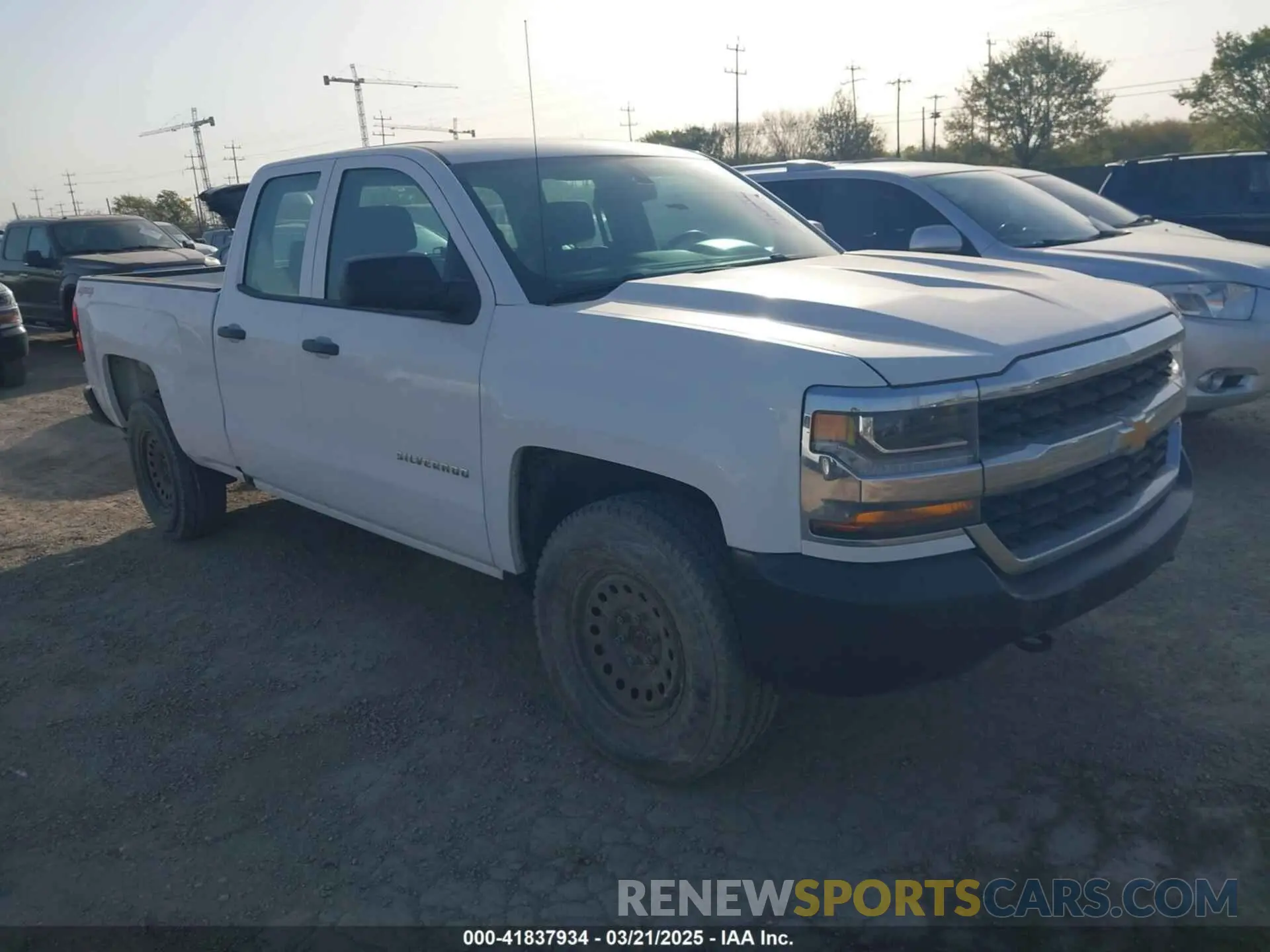 1 Photograph of a damaged car 2GCVKNEC5K1163637 CHEVROLET SILVERADO 1500 LD 2019