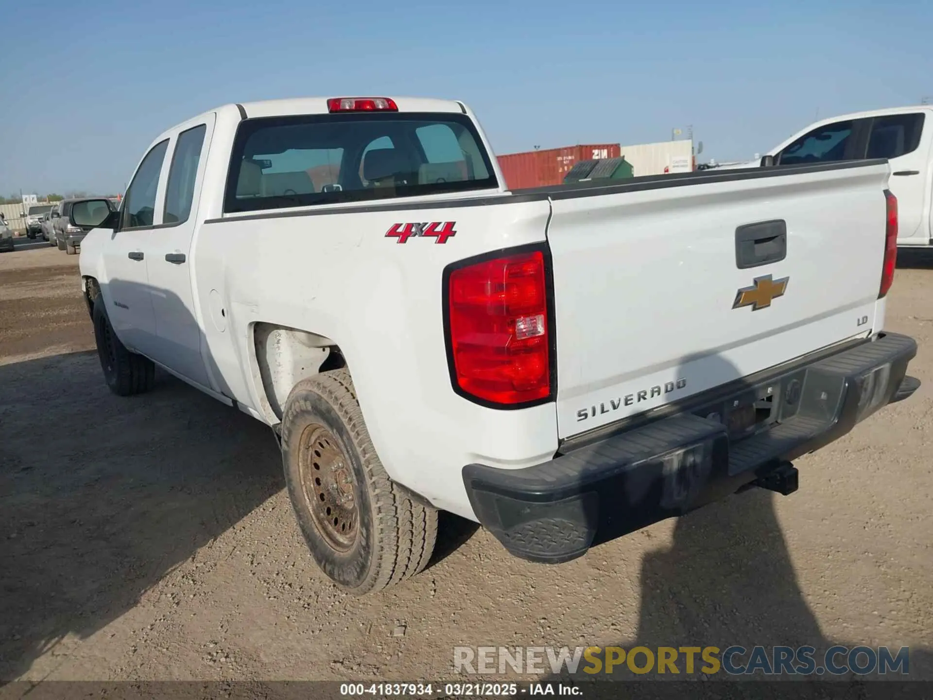3 Photograph of a damaged car 2GCVKNEC5K1163637 CHEVROLET SILVERADO 1500 LD 2019