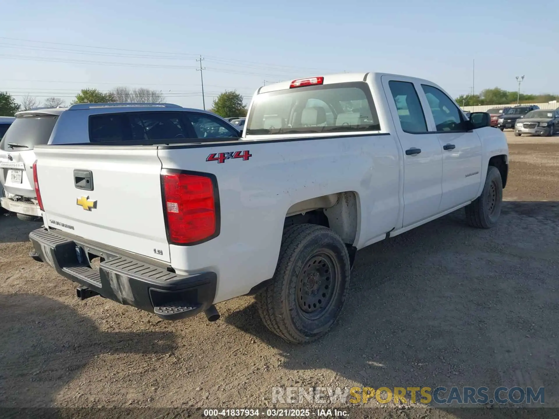 4 Photograph of a damaged car 2GCVKNEC5K1163637 CHEVROLET SILVERADO 1500 LD 2019