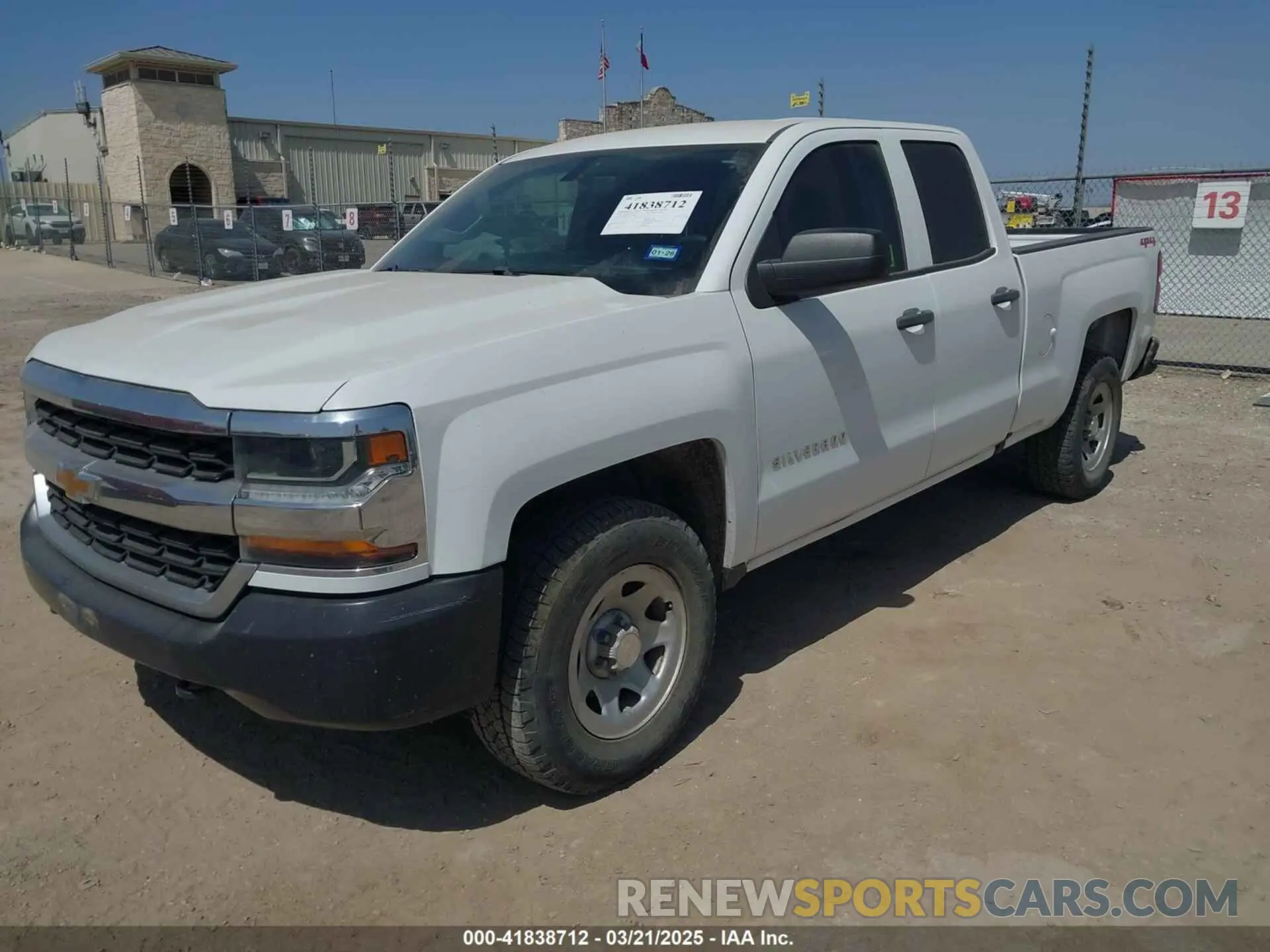 2 Photograph of a damaged car 2GCVKNEC7K1160643 CHEVROLET SILVERADO 1500 LD 2019