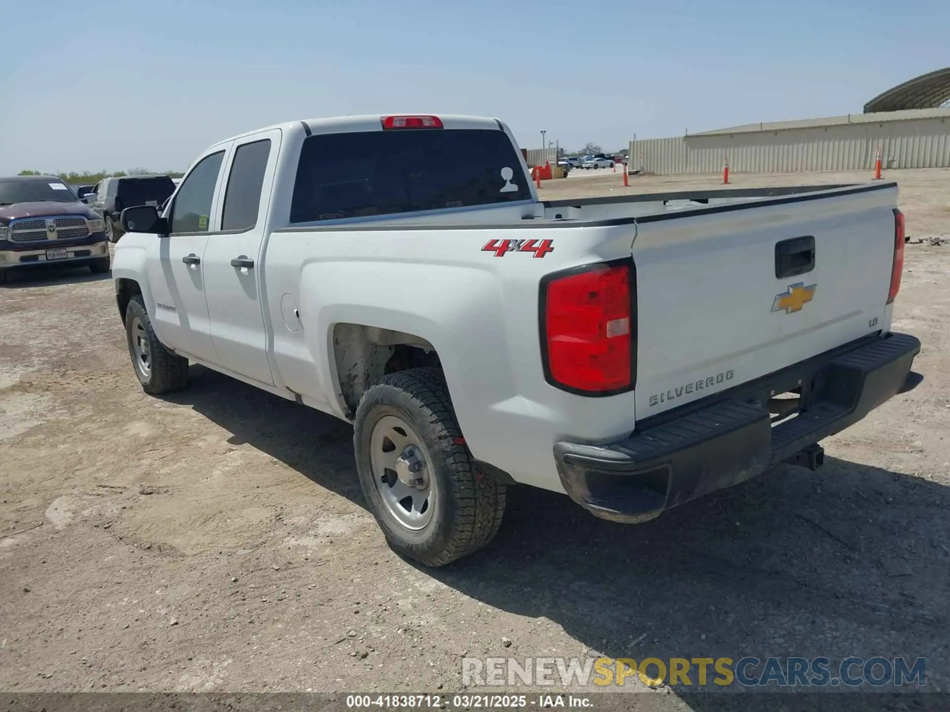 3 Photograph of a damaged car 2GCVKNEC7K1160643 CHEVROLET SILVERADO 1500 LD 2019