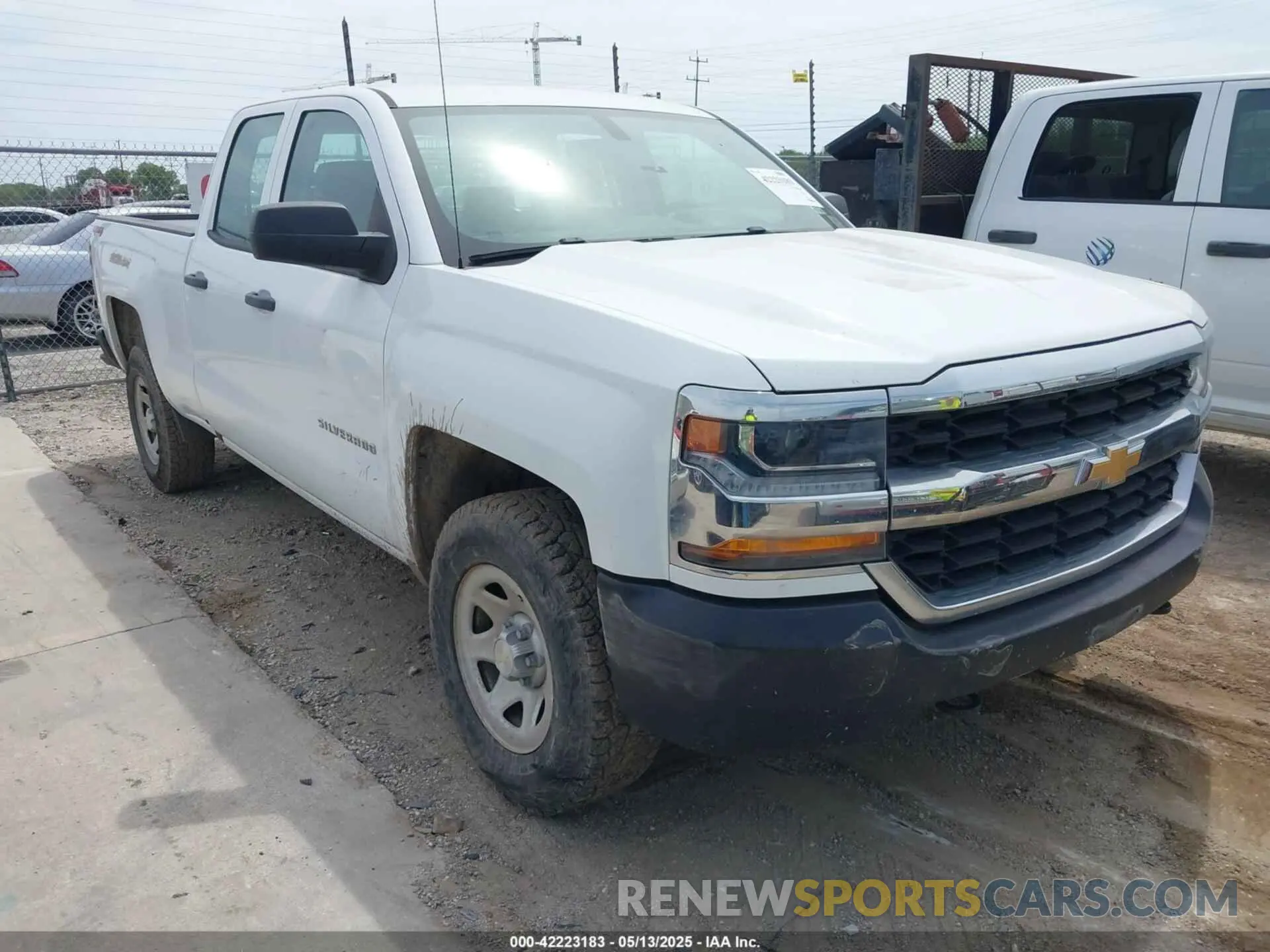 1 Photograph of a damaged car 2GCVKNEC7K1160898 CHEVROLET SILVERADO 1500 LD 2019