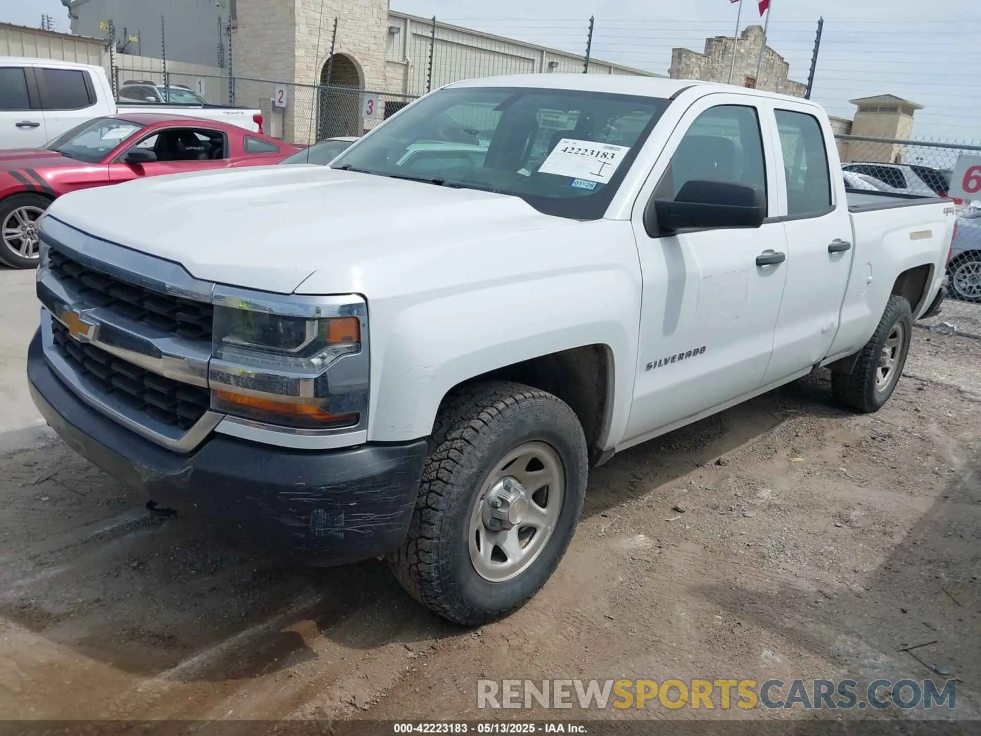 2 Photograph of a damaged car 2GCVKNEC7K1160898 CHEVROLET SILVERADO 1500 LD 2019