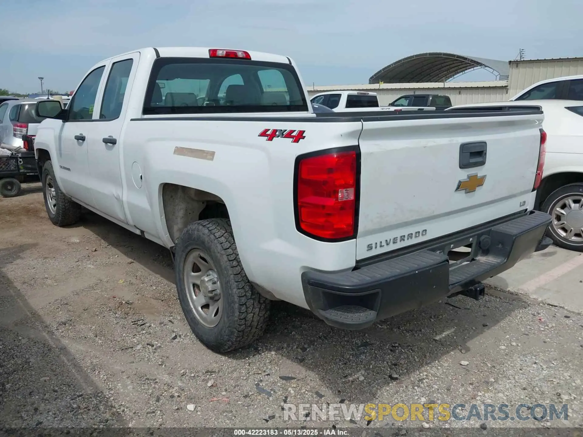 3 Photograph of a damaged car 2GCVKNEC7K1160898 CHEVROLET SILVERADO 1500 LD 2019