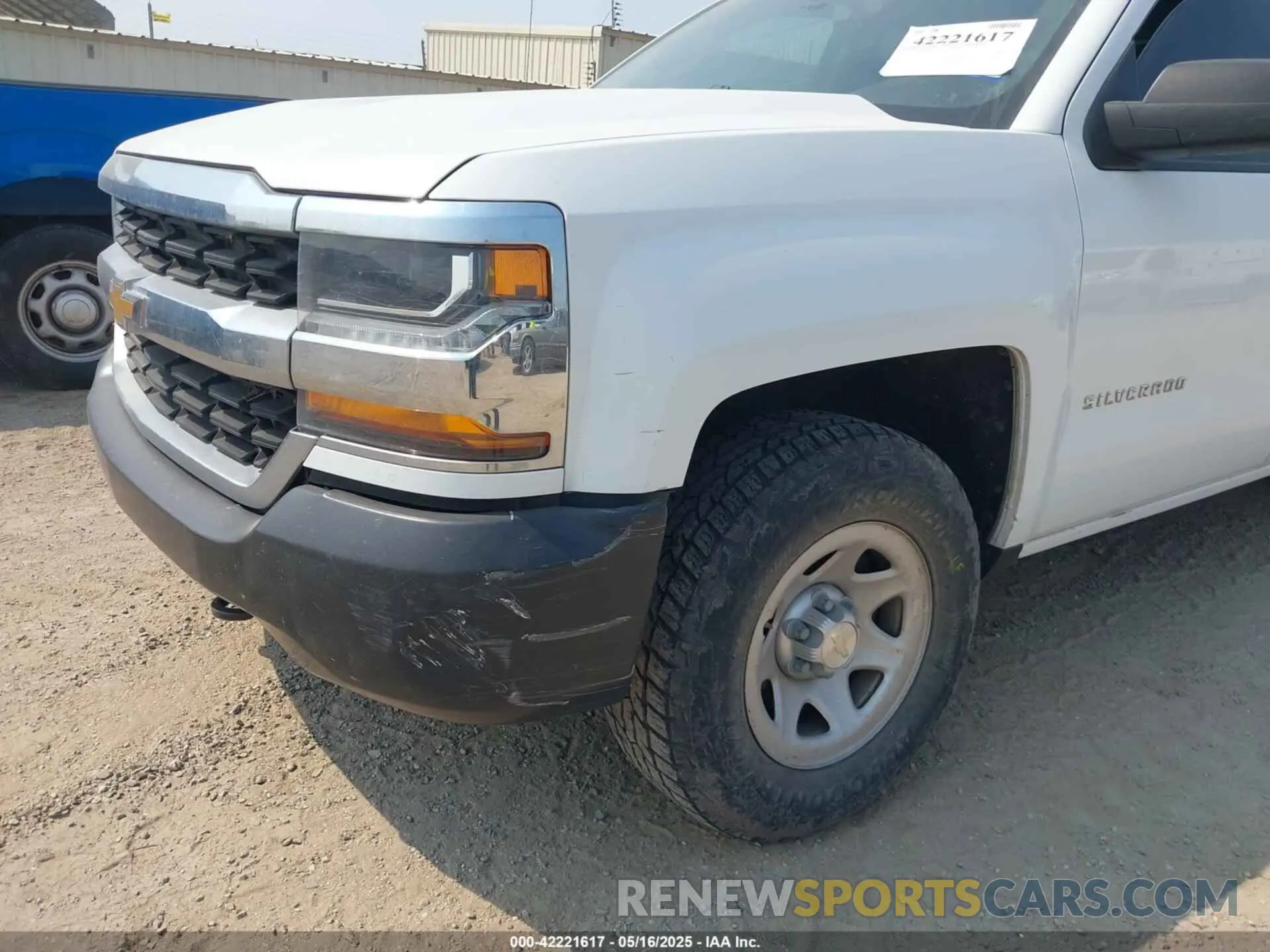 6 Photograph of a damaged car 2GCVKNEC7K1161016 CHEVROLET SILVERADO 1500 LD 2019