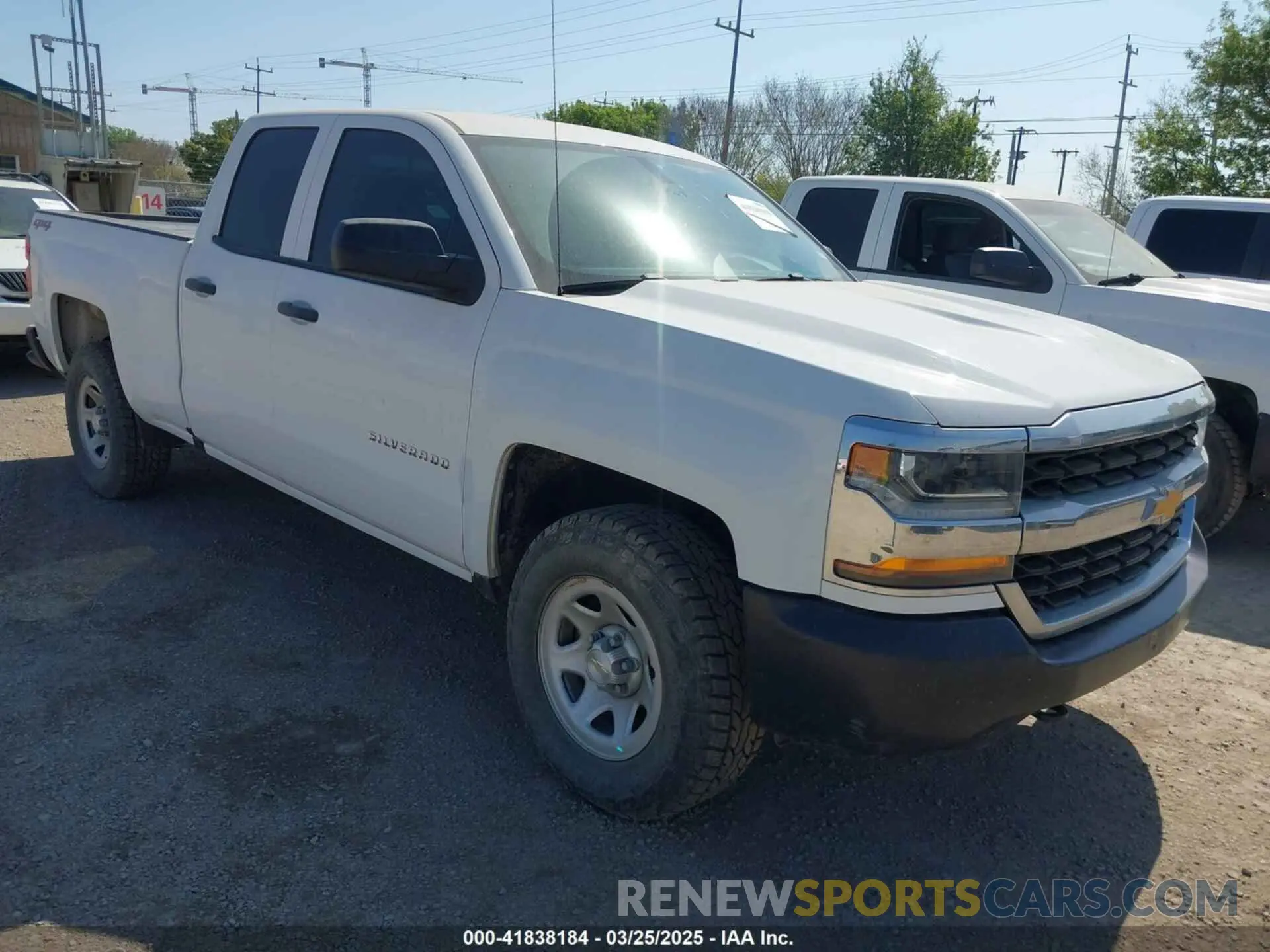 1 Photograph of a damaged car 2GCVKNEC8K1160103 CHEVROLET SILVERADO 1500 LD 2019