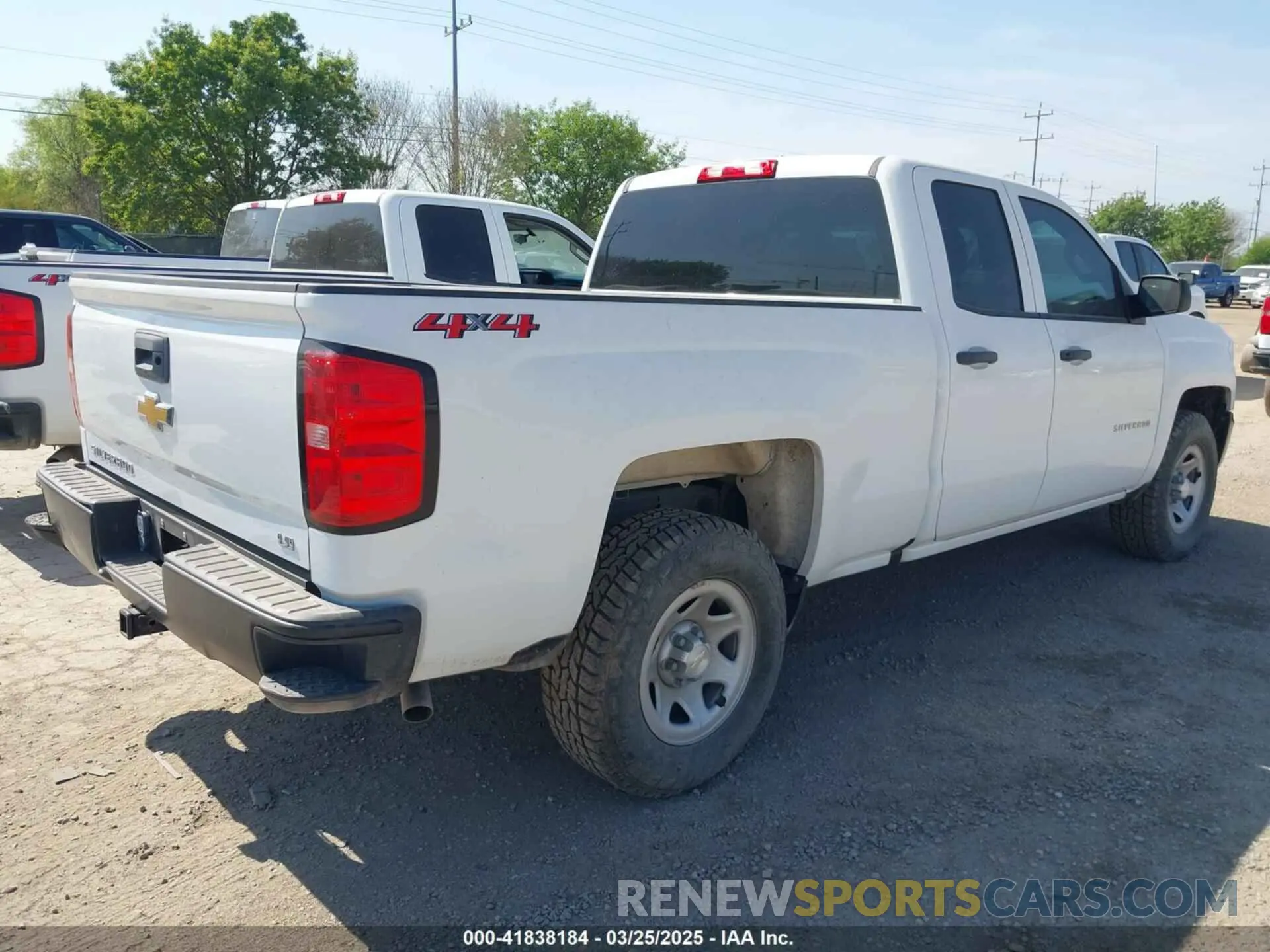 4 Photograph of a damaged car 2GCVKNEC8K1160103 CHEVROLET SILVERADO 1500 LD 2019