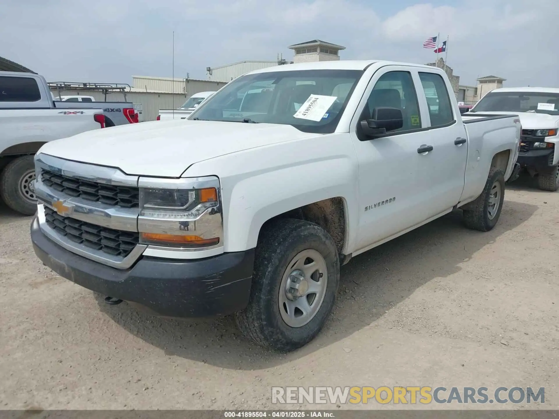 2 Photograph of a damaged car 2GCVKNEC8K1160649 CHEVROLET SILVERADO 1500 LD 2019