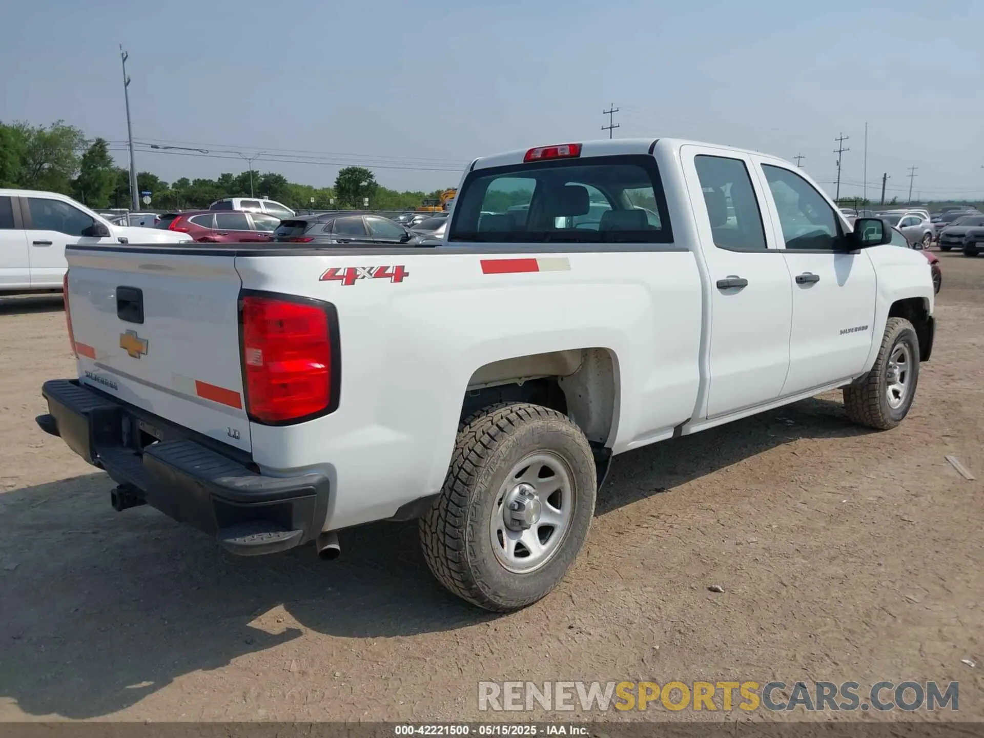 4 Photograph of a damaged car 2GCVKNEC9K1164080 CHEVROLET SILVERADO 1500 LD 2019