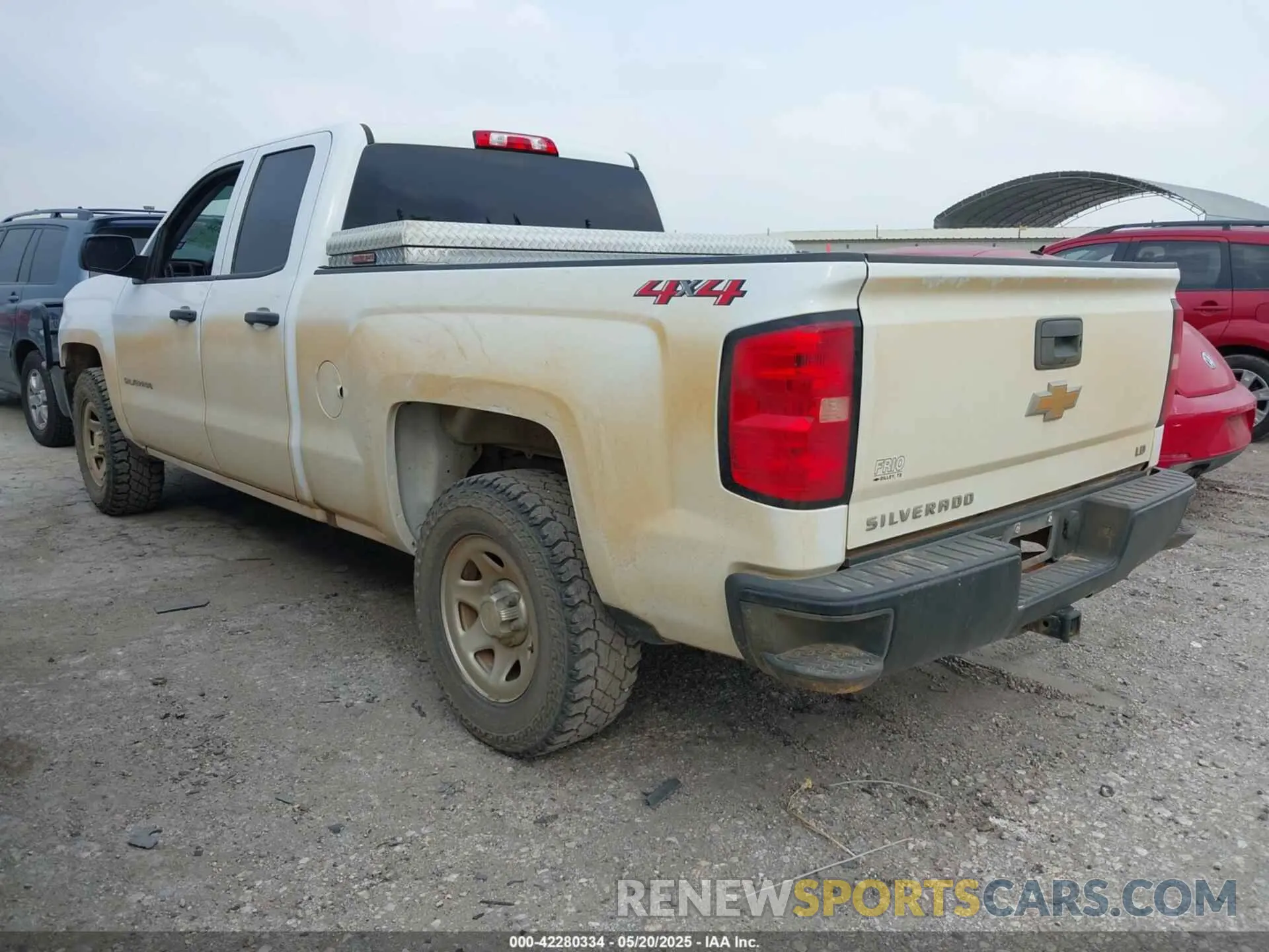 3 Photograph of a damaged car 2GCVKNEC9K1182112 CHEVROLET SILVERADO 1500 LD 2019