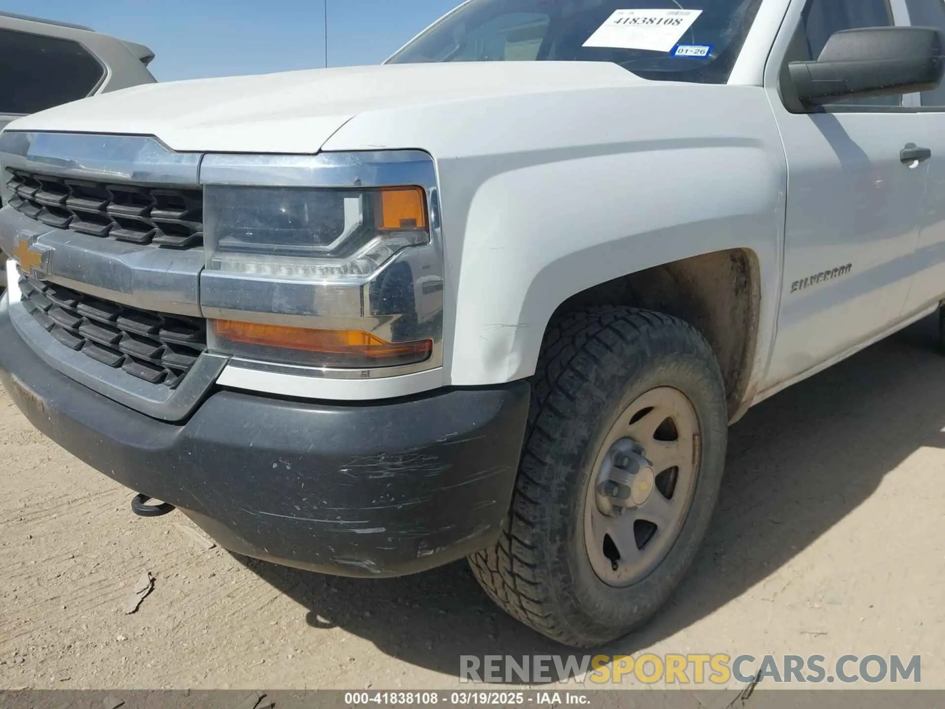 6 Photograph of a damaged car 2GCVKNECXK1162337 CHEVROLET SILVERADO 1500 LD 2019