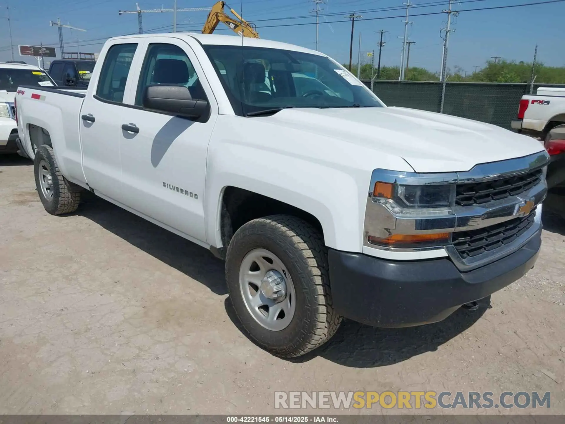 1 Photograph of a damaged car 2GCVKNECXK1164038 CHEVROLET SILVERADO 1500 LD 2019