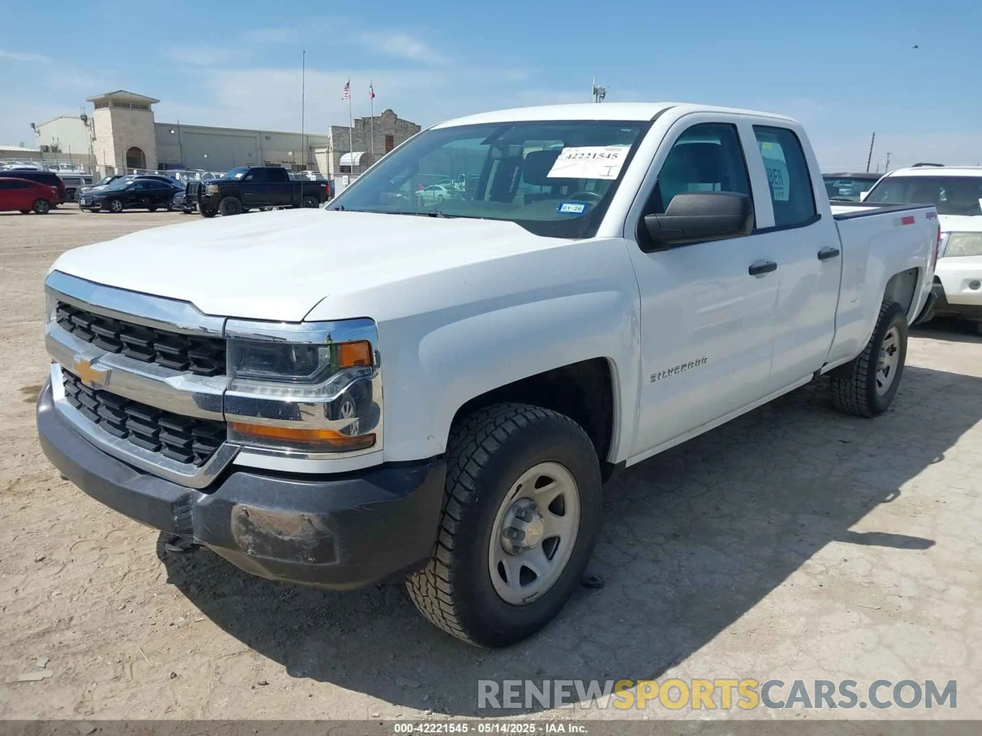 2 Photograph of a damaged car 2GCVKNECXK1164038 CHEVROLET SILVERADO 1500 LD 2019