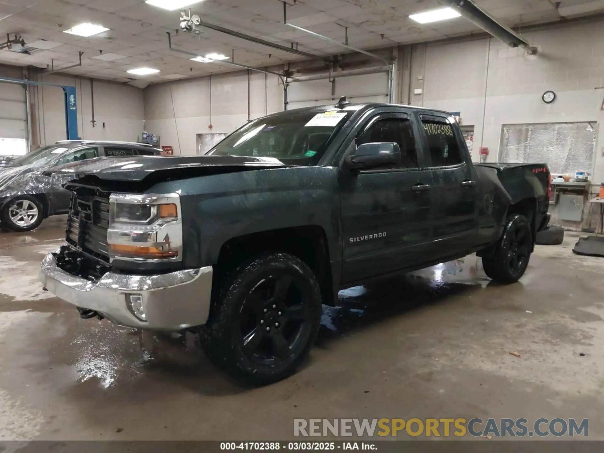 2 Photograph of a damaged car 2GCVKPEC2K1193772 CHEVROLET SILVERADO 1500 LD 2019