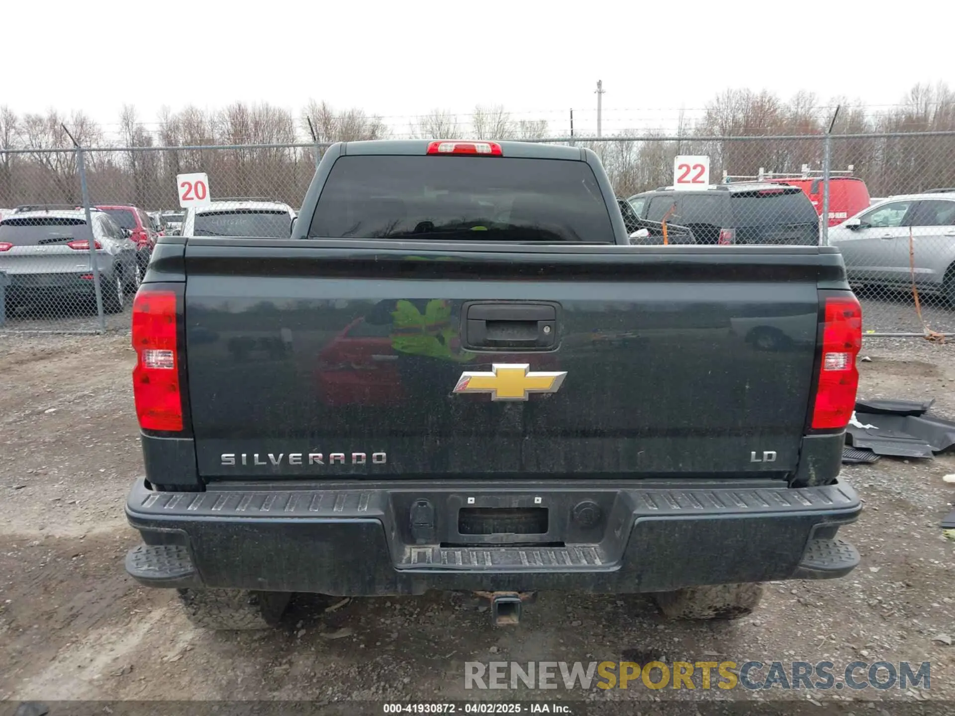 16 Photograph of a damaged car 2GCVKPEC3K1181601 CHEVROLET SILVERADO 1500 LD 2019