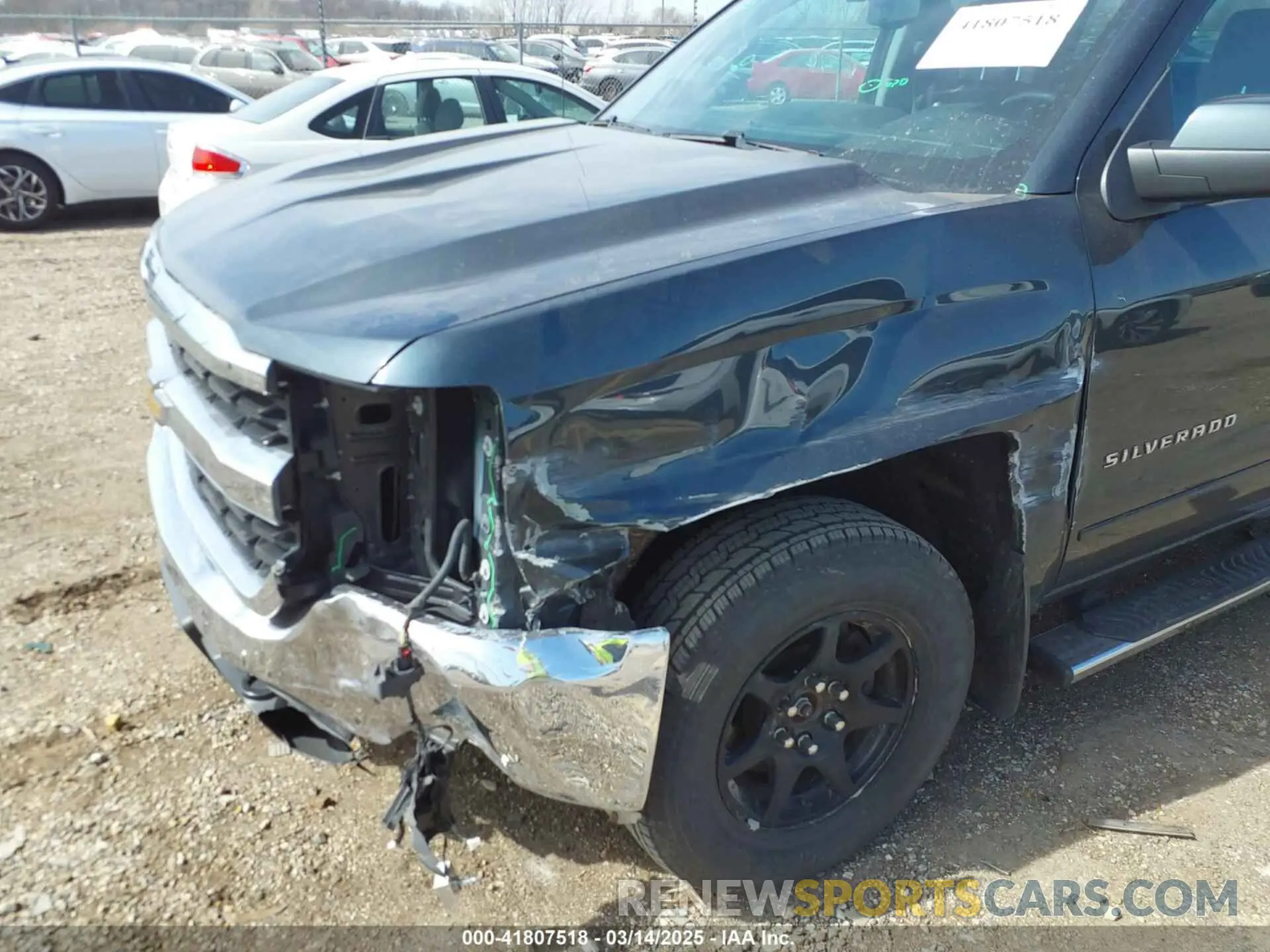 6 Photograph of a damaged car 2GCVKPEC4K1112416 CHEVROLET SILVERADO 1500 LD 2019