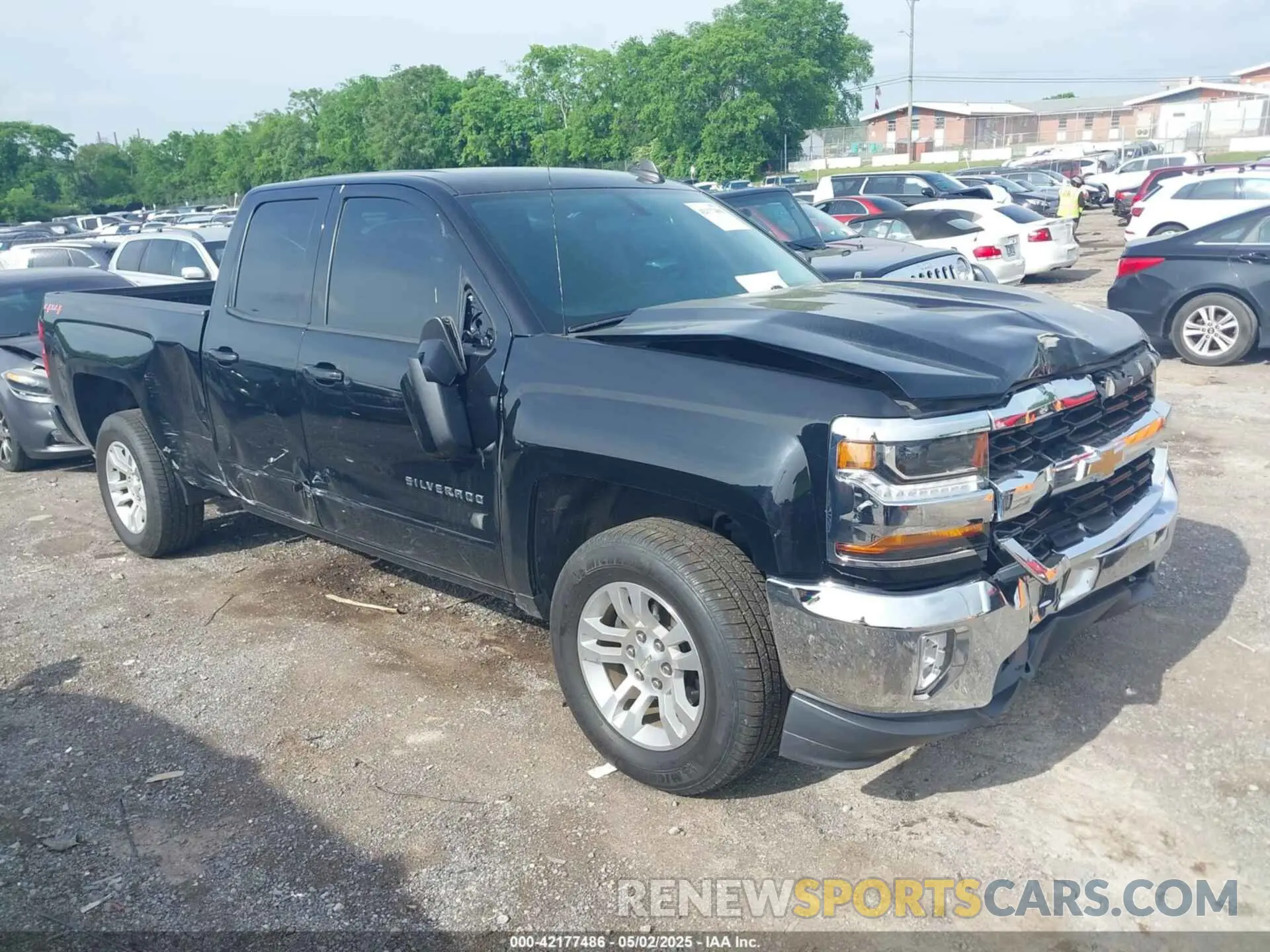 1 Photograph of a damaged car 2GCVKPEC8K1157973 CHEVROLET SILVERADO 1500 LD 2019