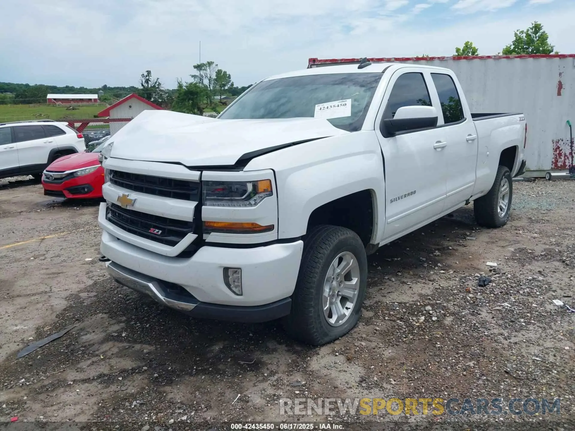 2 Photograph of a damaged car 2GCVKPEC9K1148876 CHEVROLET SILVERADO 1500 LD 2019