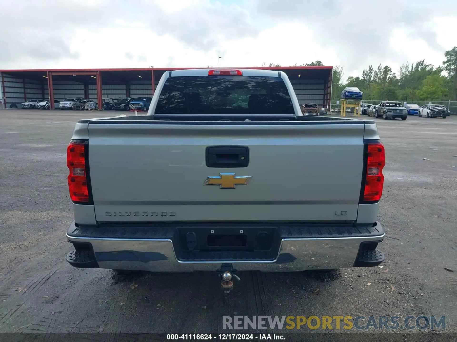 15 Photograph of a damaged car 2GCVKPECXK1158607 CHEVROLET SILVERADO 1500 LD 2019