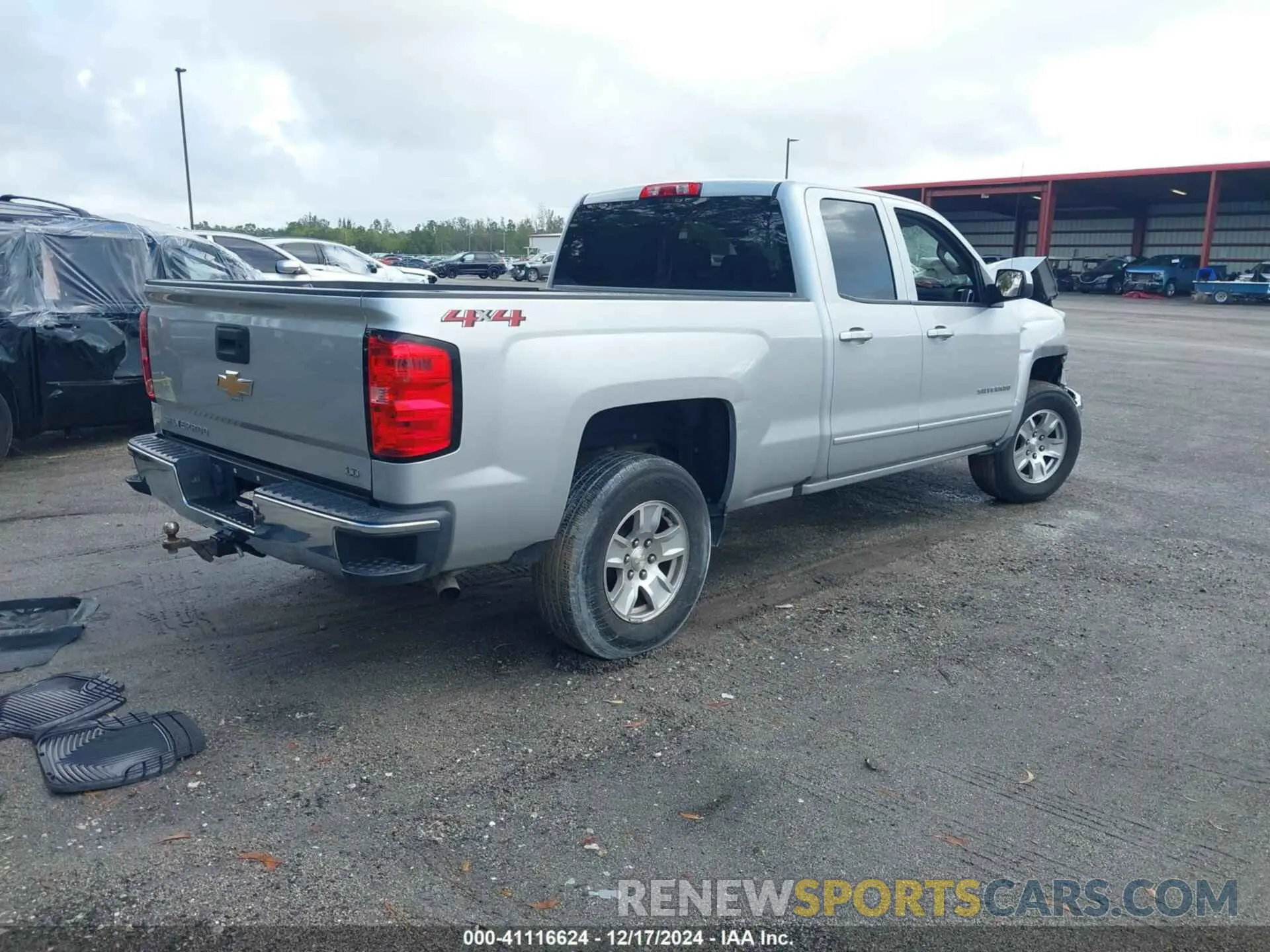4 Photograph of a damaged car 2GCVKPECXK1158607 CHEVROLET SILVERADO 1500 LD 2019