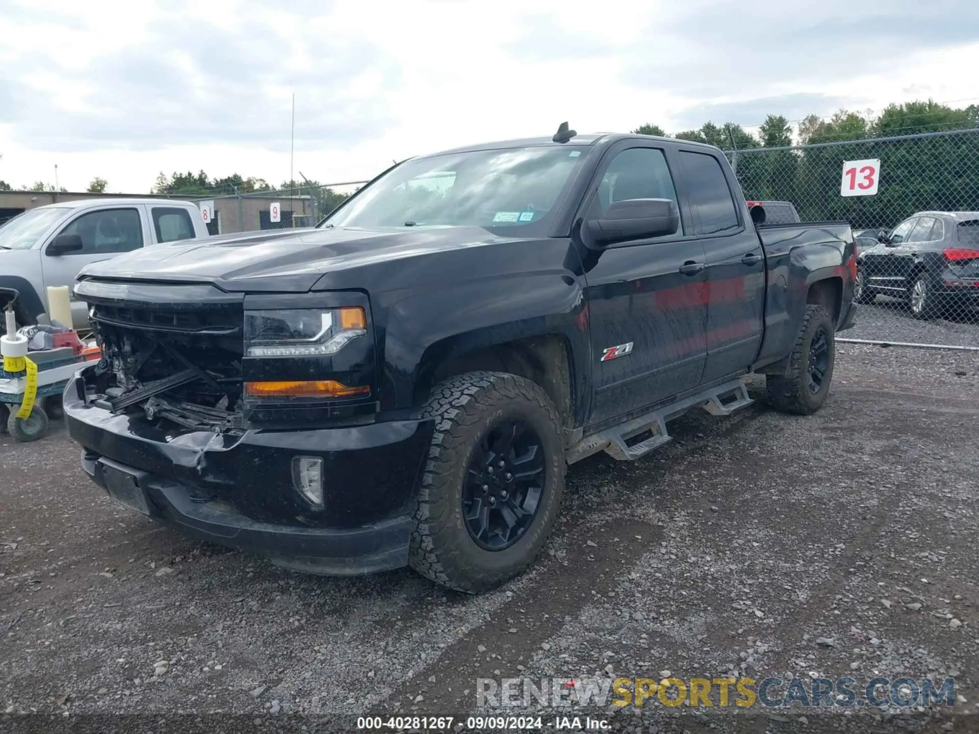 2 Photograph of a damaged car 2GCVKPECXK1204551 CHEVROLET SILVERADO 1500 LD 2019