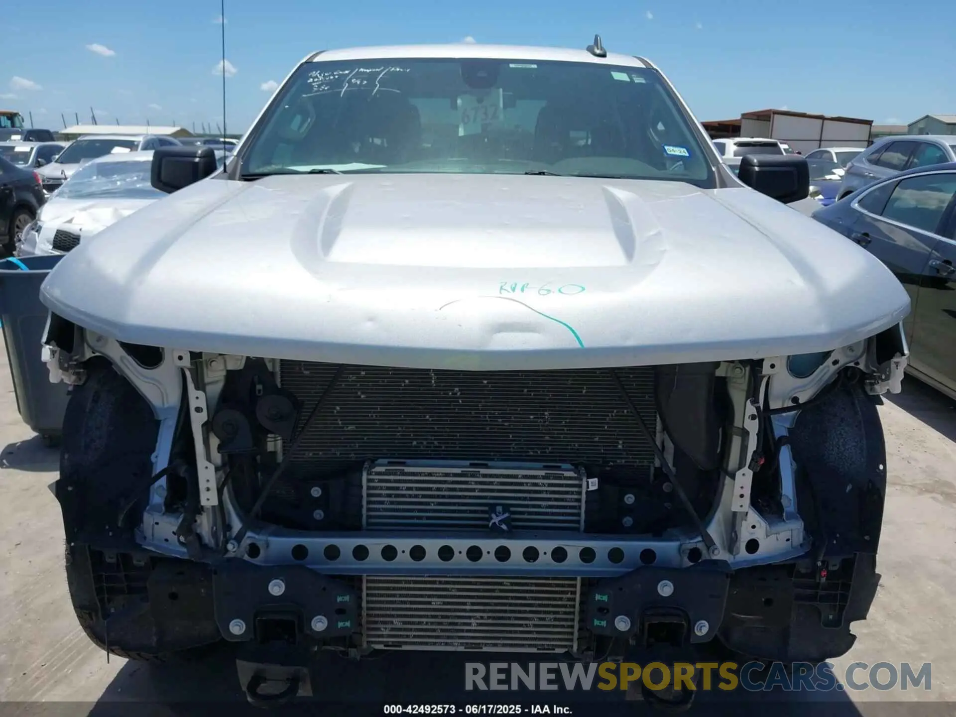11 Photograph of a damaged car 1GCPWBEK0NZ221605 CHEVROLET SILVERADO 1500 LTD 2022
