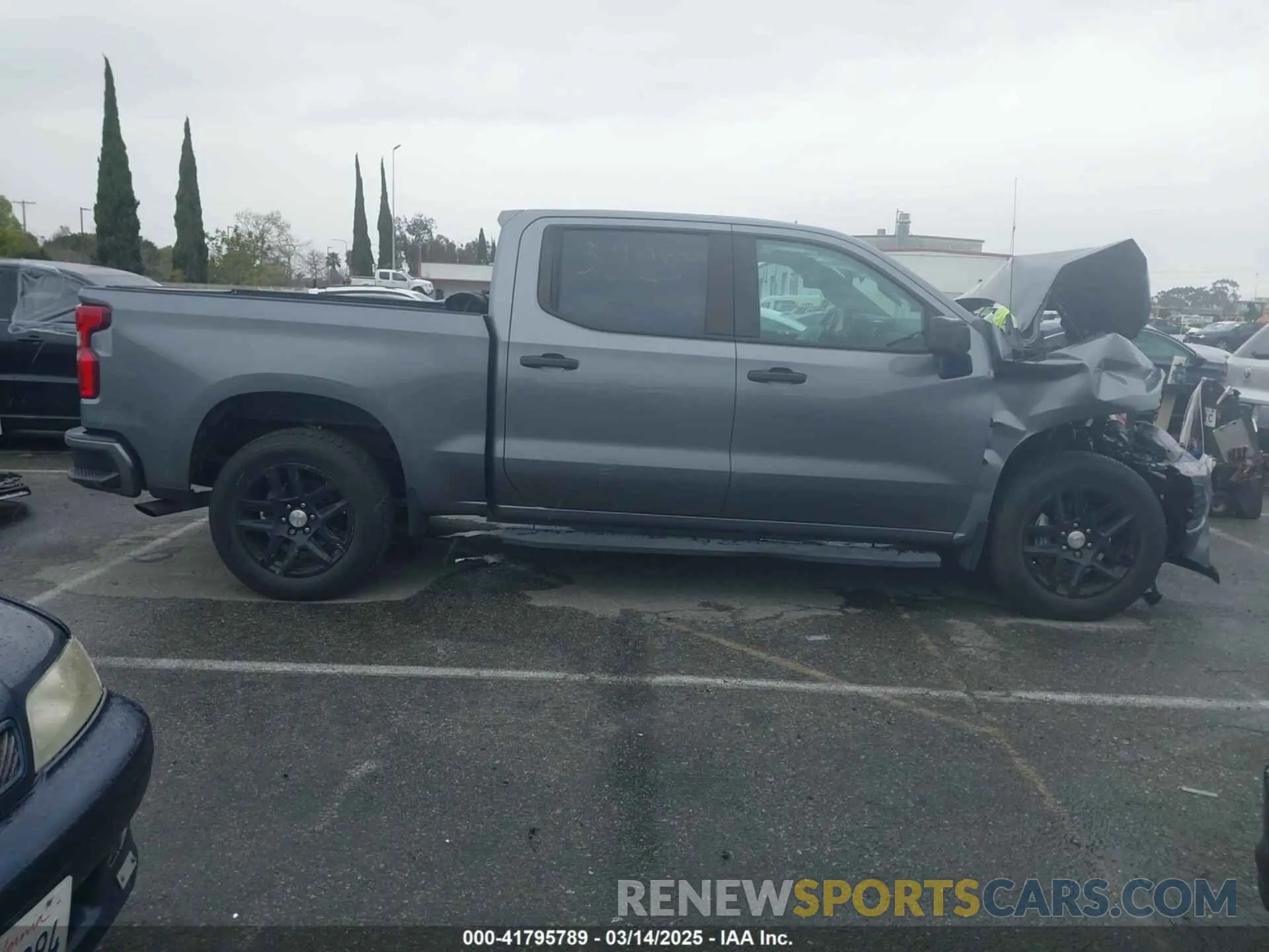 13 Photograph of a damaged car 1GCPWBEK4NZ121877 CHEVROLET SILVERADO 1500 LTD 2022