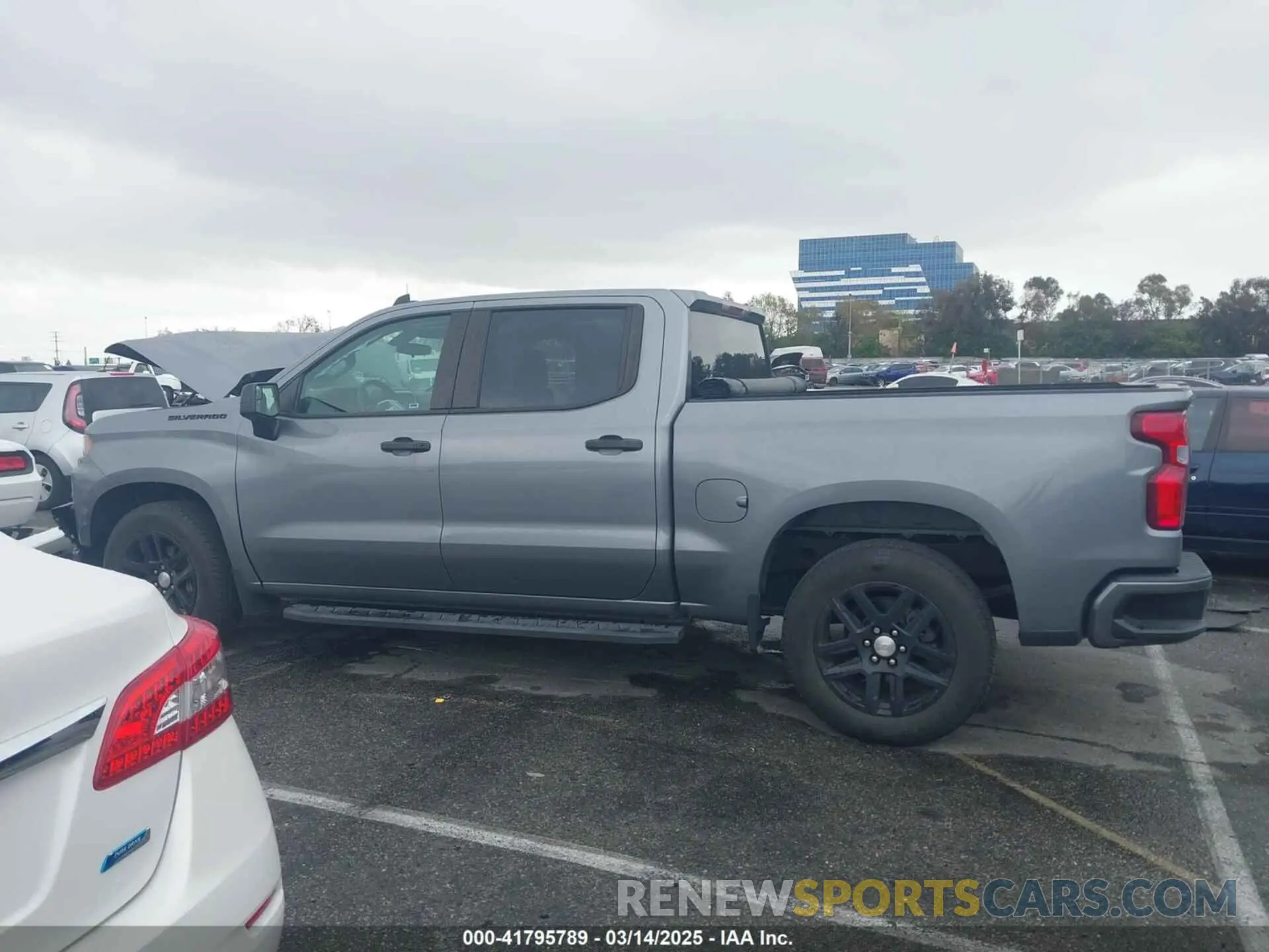 14 Photograph of a damaged car 1GCPWBEK4NZ121877 CHEVROLET SILVERADO 1500 LTD 2022