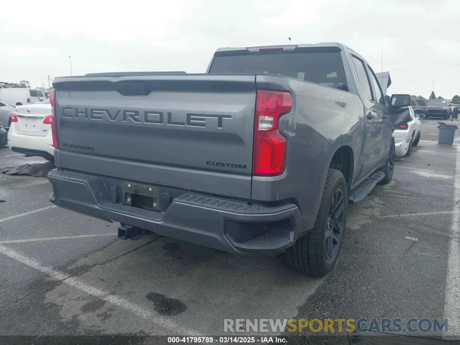4 Photograph of a damaged car 1GCPWBEK4NZ121877 CHEVROLET SILVERADO 1500 LTD 2022