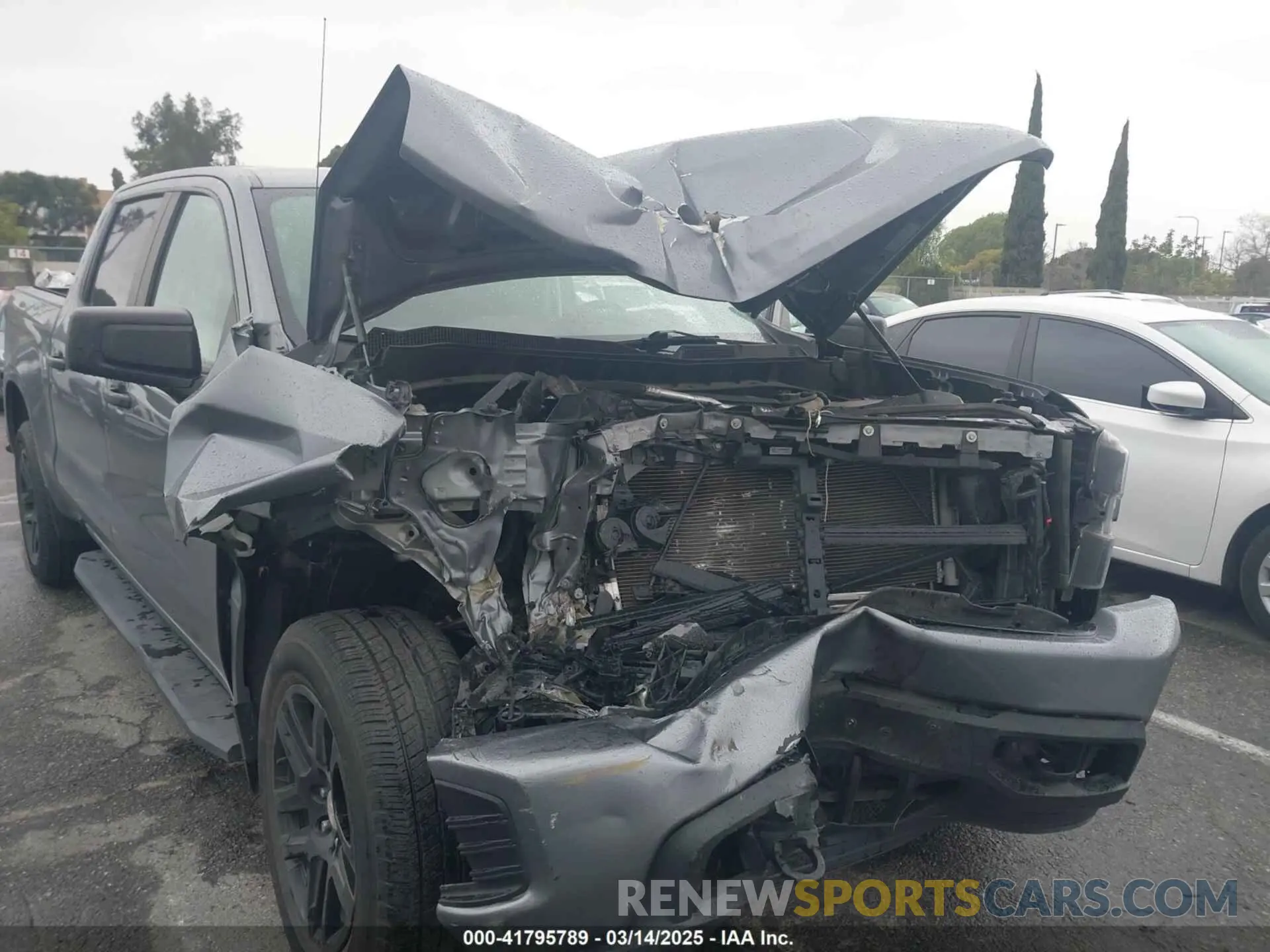 6 Photograph of a damaged car 1GCPWBEK4NZ121877 CHEVROLET SILVERADO 1500 LTD 2022