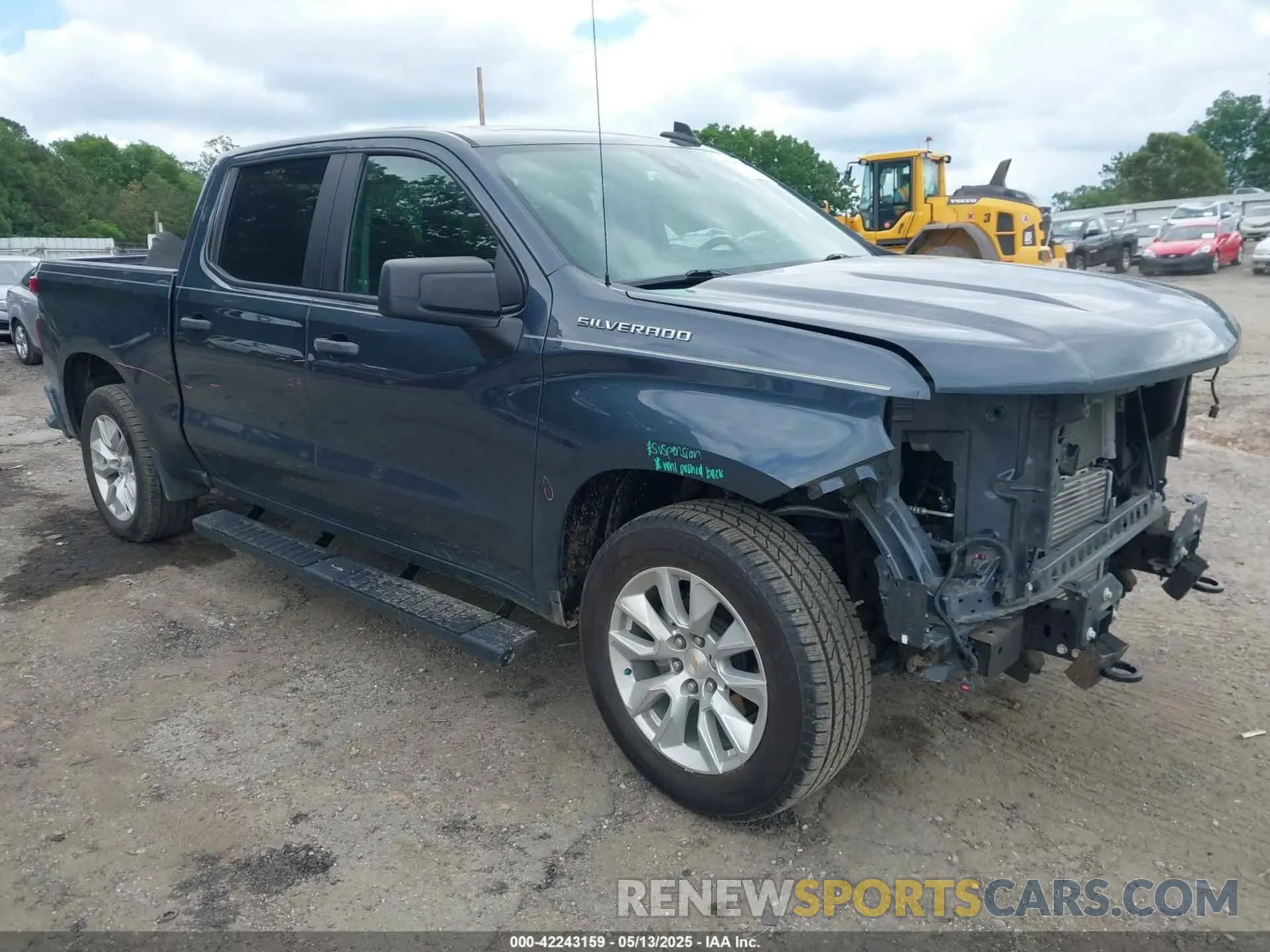 1 Photograph of a damaged car 1GCPWBEK8NZ119114 CHEVROLET SILVERADO 1500 LTD 2022