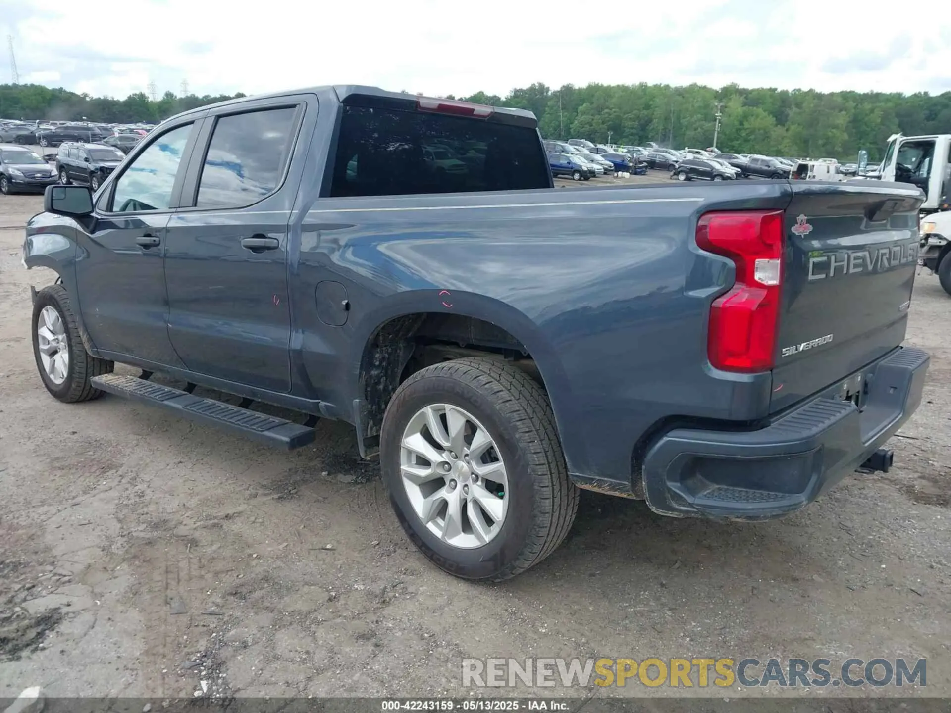 3 Photograph of a damaged car 1GCPWBEK8NZ119114 CHEVROLET SILVERADO 1500 LTD 2022