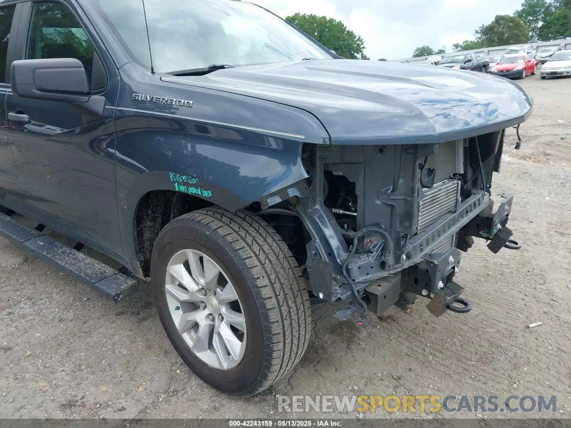 6 Photograph of a damaged car 1GCPWBEK8NZ119114 CHEVROLET SILVERADO 1500 LTD 2022