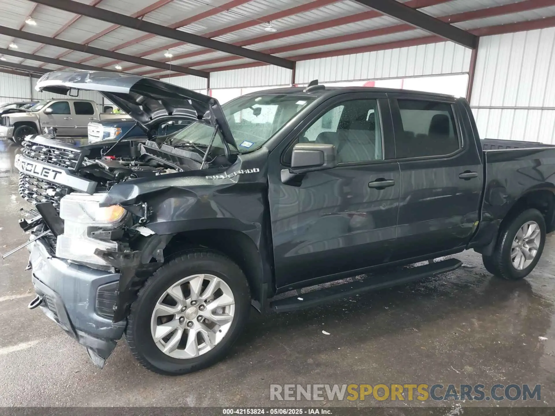 18 Photograph of a damaged car 1GCPWBEKXNZ169447 CHEVROLET SILVERADO 1500 LTD 2022