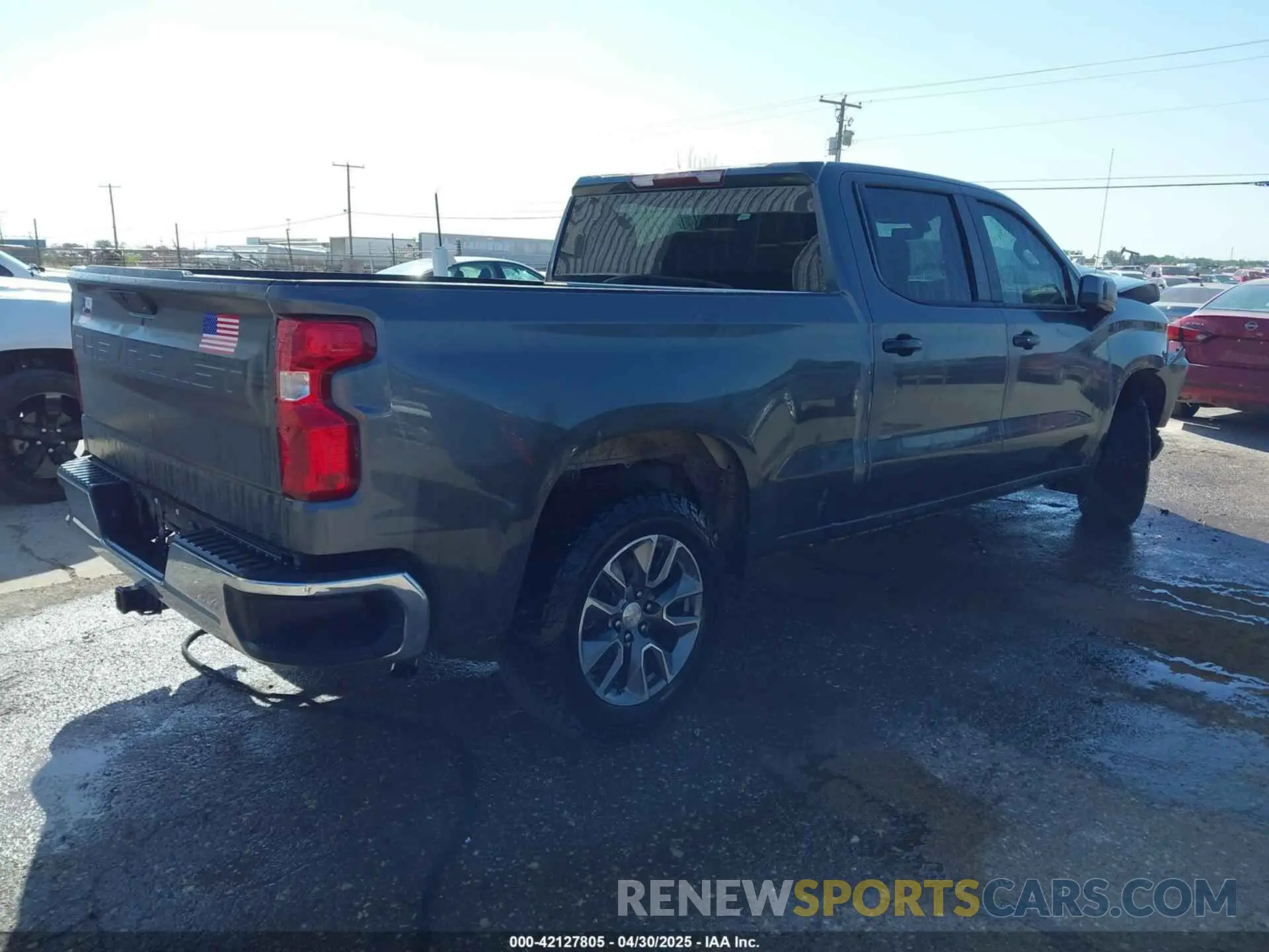 4 Photograph of a damaged car 1GCPWCED1NZ215139 CHEVROLET SILVERADO 1500 LTD 2022