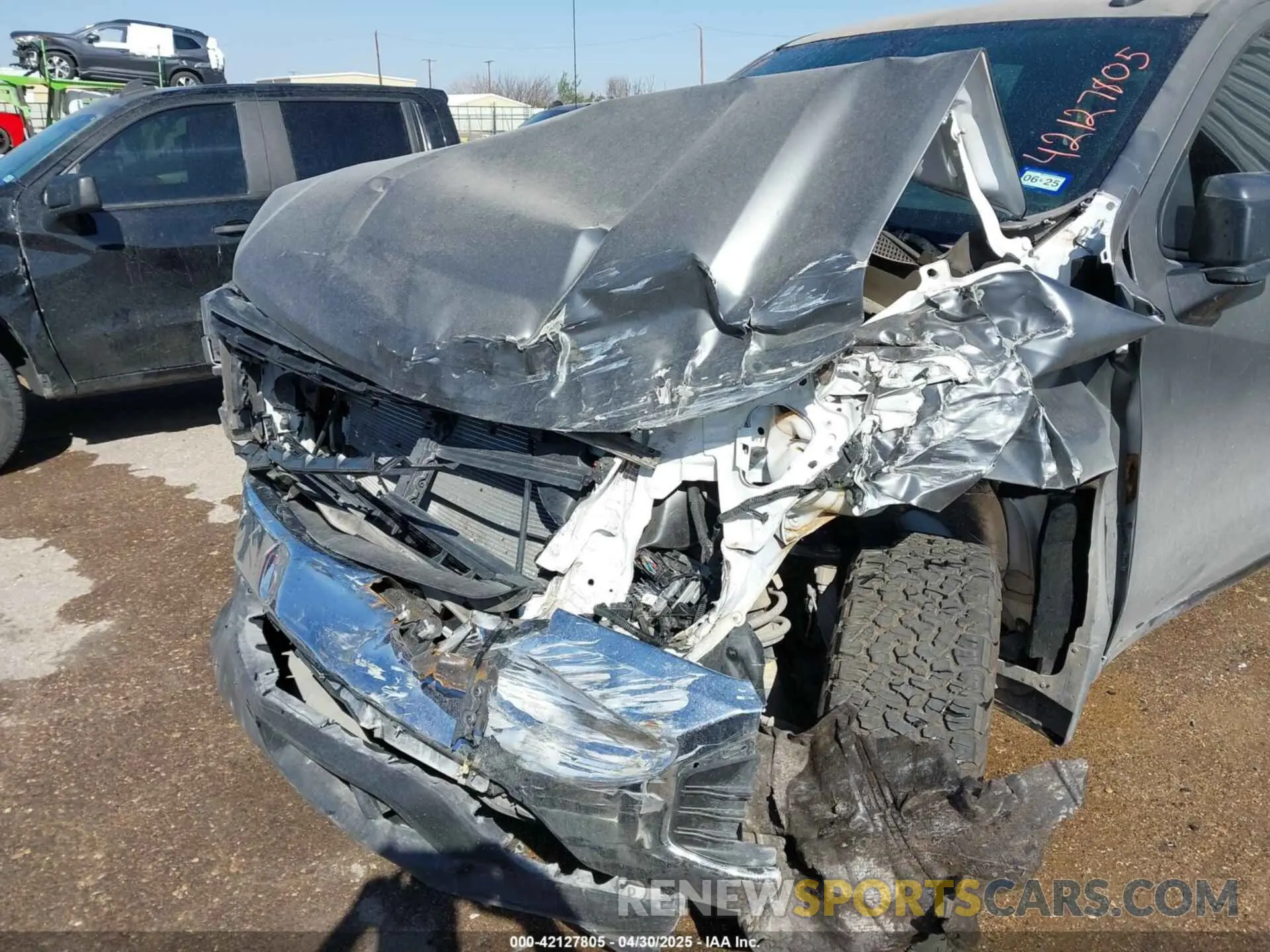 6 Photograph of a damaged car 1GCPWCED1NZ215139 CHEVROLET SILVERADO 1500 LTD 2022
