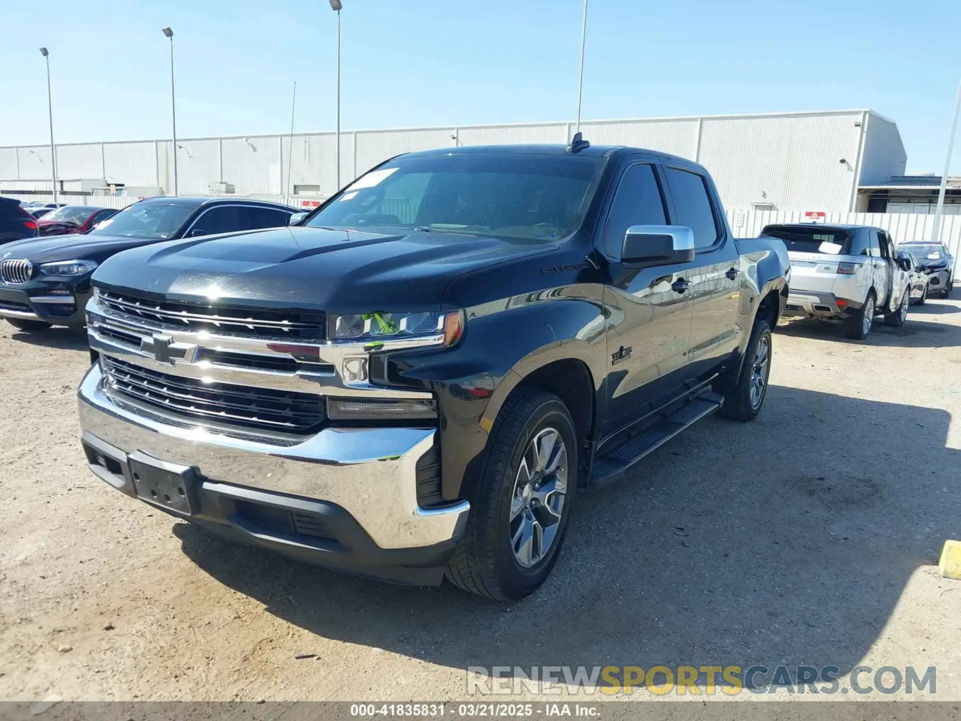 2 Photograph of a damaged car 1GCPWCED2NZ133159 CHEVROLET SILVERADO 1500 LTD 2022