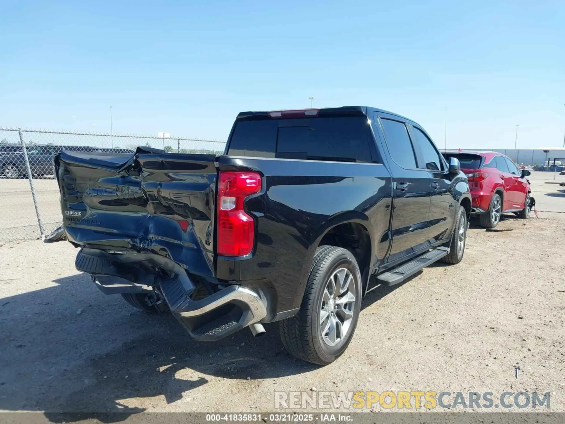 4 Photograph of a damaged car 1GCPWCED2NZ133159 CHEVROLET SILVERADO 1500 LTD 2022