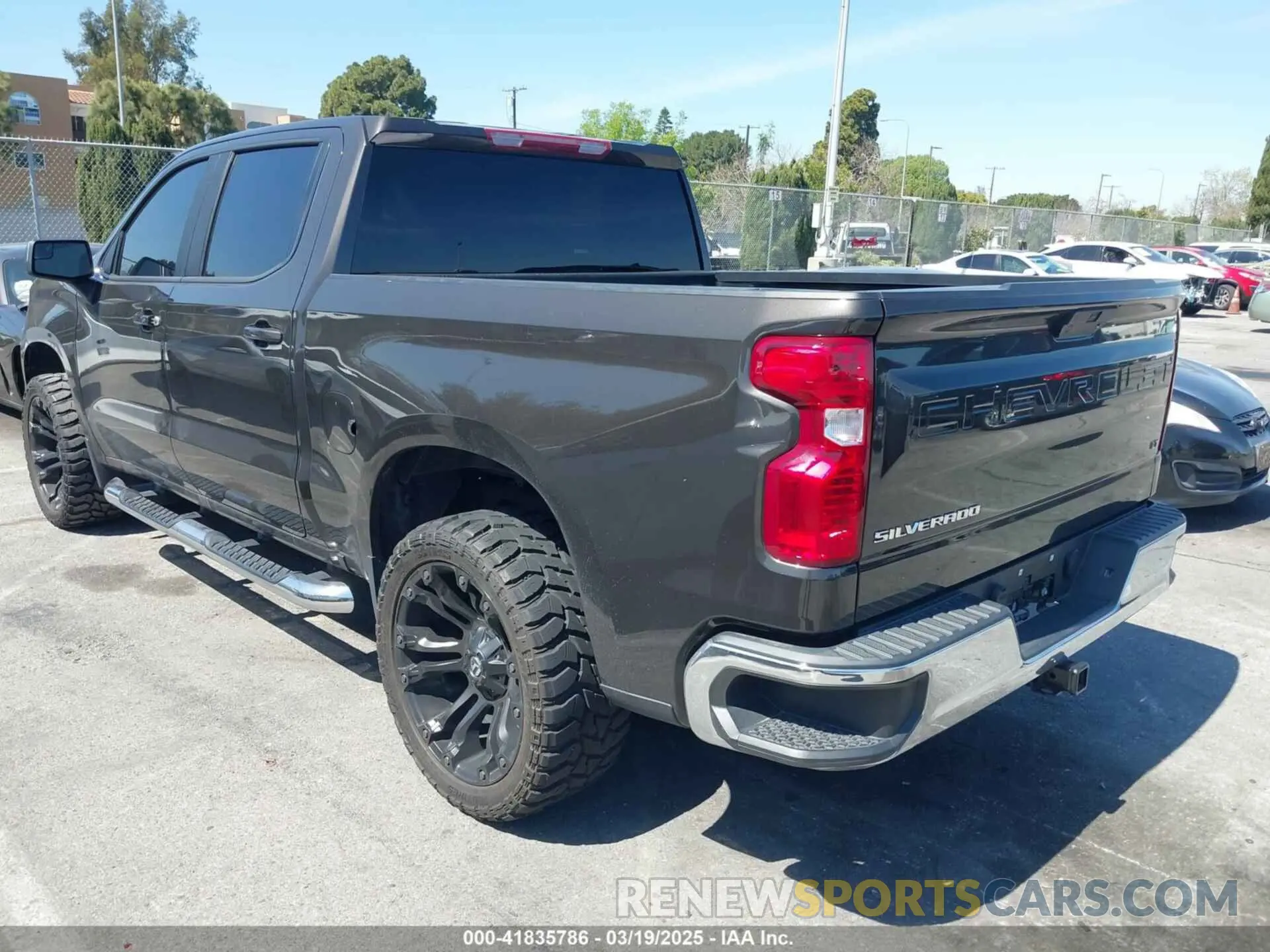 3 Photograph of a damaged car 1GCPWCED6NZ133780 CHEVROLET SILVERADO 1500 LTD 2022