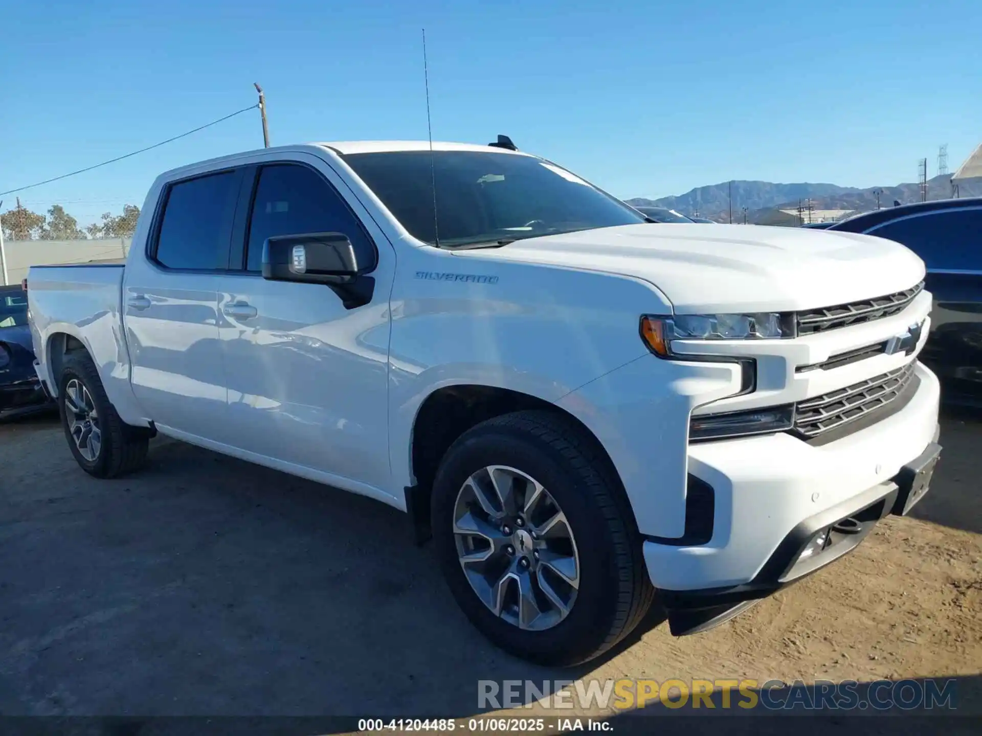 1 Photograph of a damaged car 1GCPWDED6NZ123496 CHEVROLET SILVERADO 1500 LTD 2022