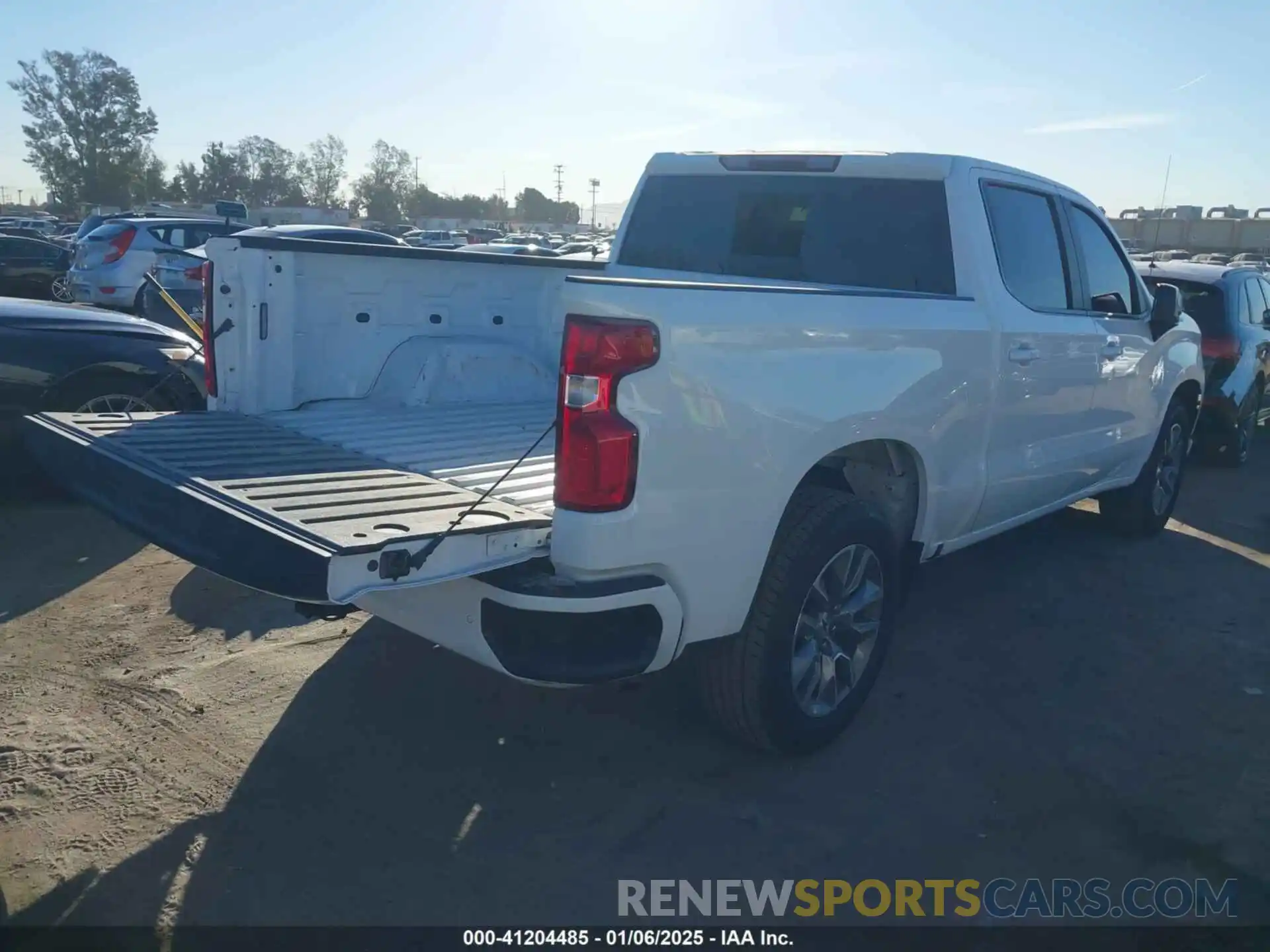 4 Photograph of a damaged car 1GCPWDED6NZ123496 CHEVROLET SILVERADO 1500 LTD 2022