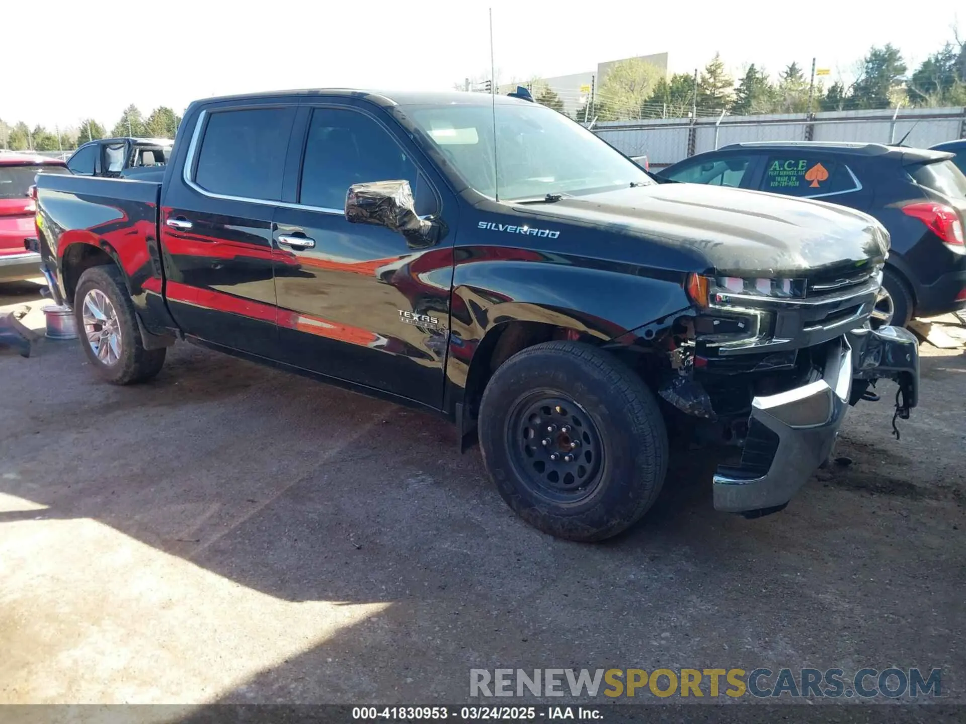 1 Photograph of a damaged car 1GCPWEED4NZ103642 CHEVROLET SILVERADO 1500 LTD 2022