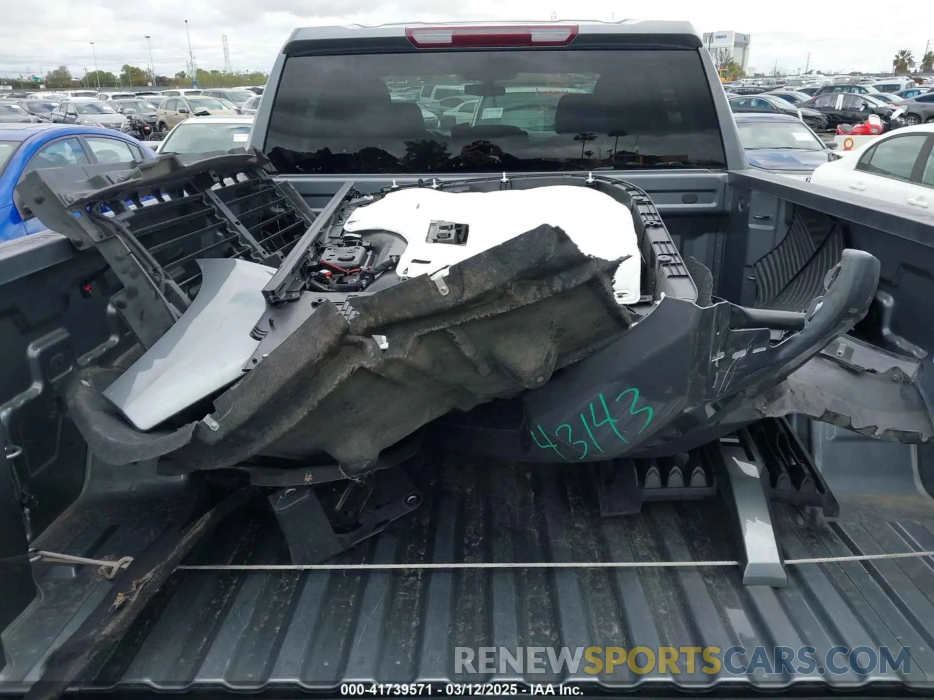 12 Photograph of a damaged car 1GCPYBEK3NZ192112 CHEVROLET SILVERADO 1500 LTD 2022