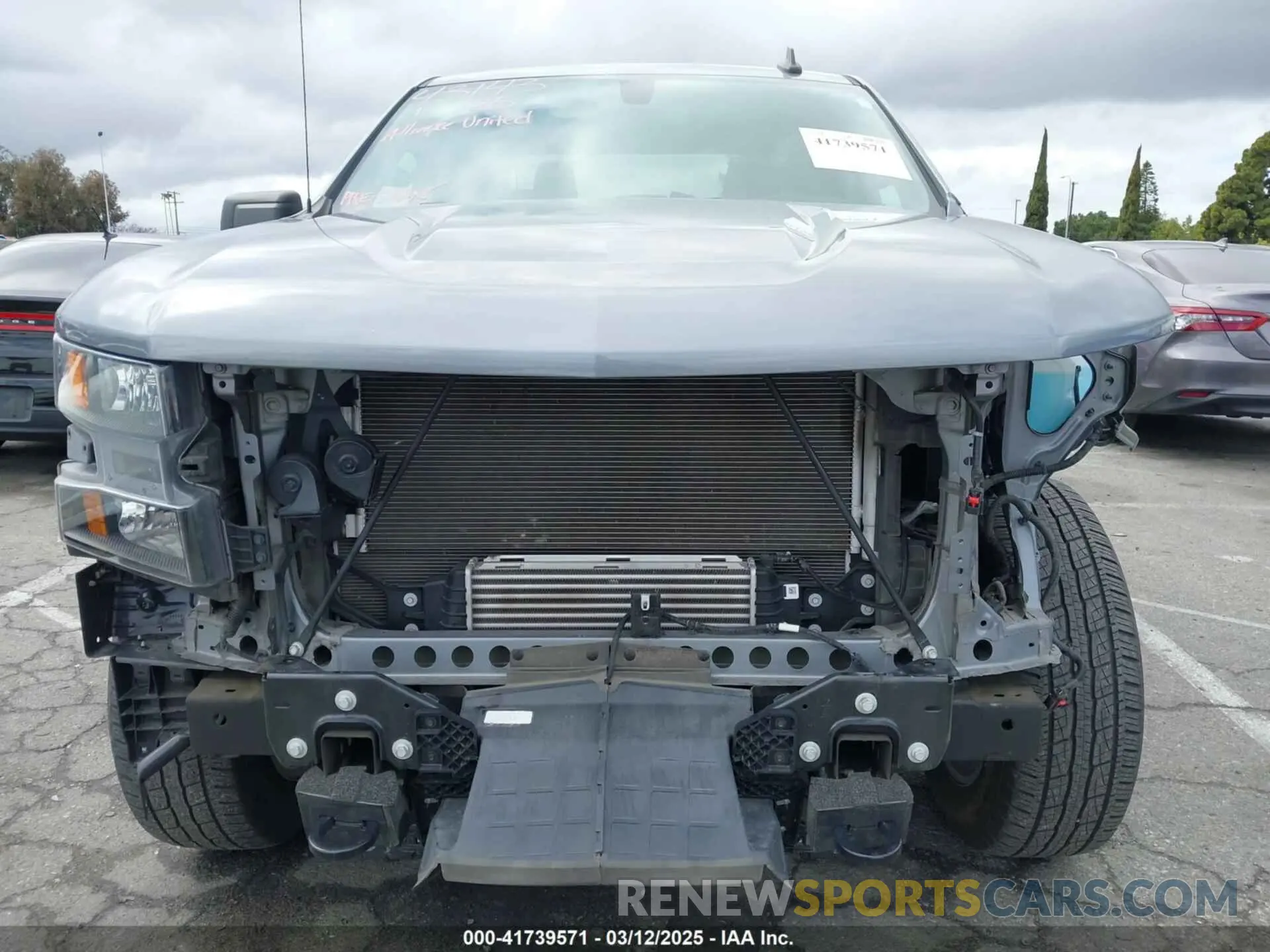 13 Photograph of a damaged car 1GCPYBEK3NZ192112 CHEVROLET SILVERADO 1500 LTD 2022