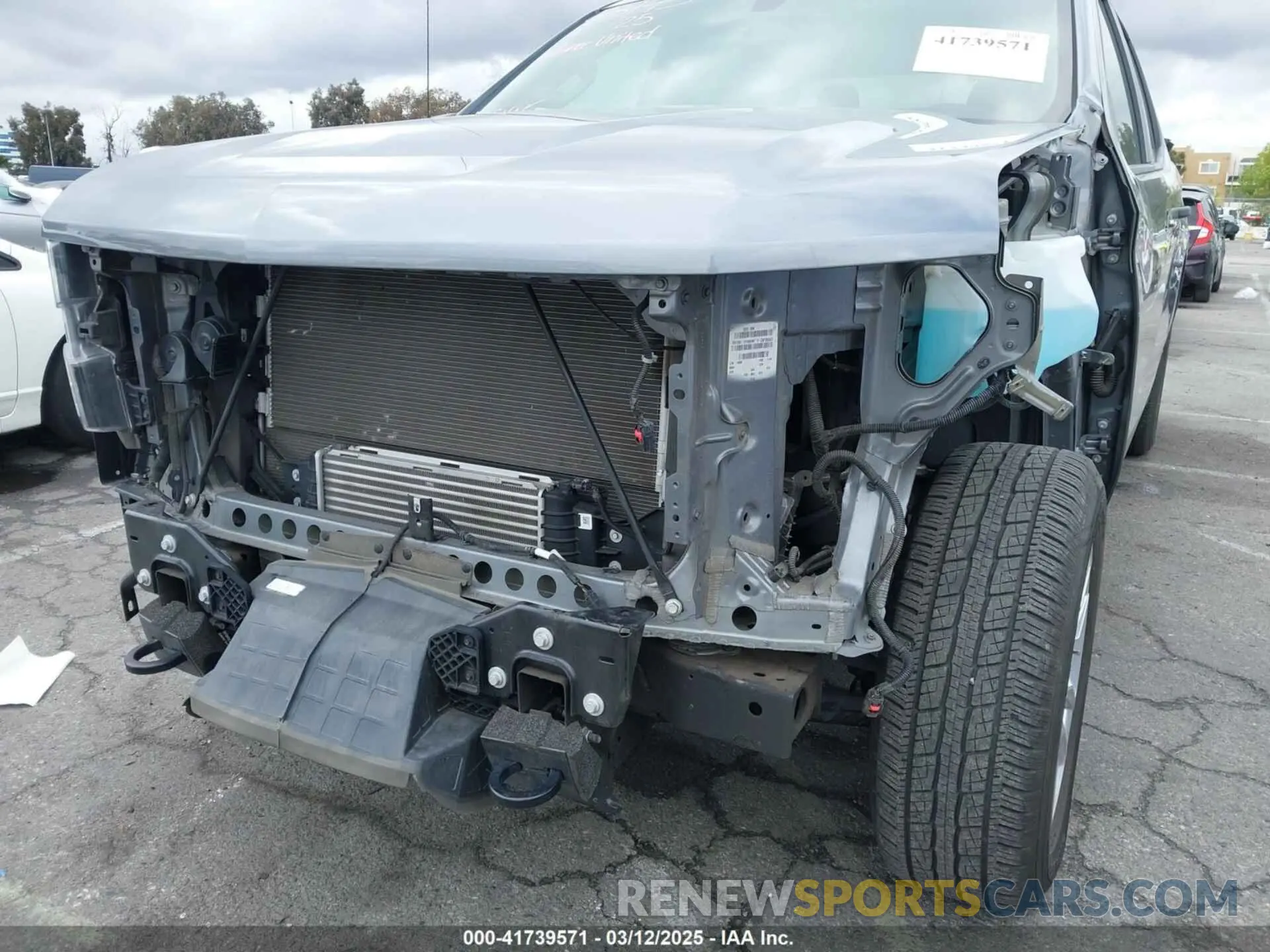 6 Photograph of a damaged car 1GCPYBEK3NZ192112 CHEVROLET SILVERADO 1500 LTD 2022