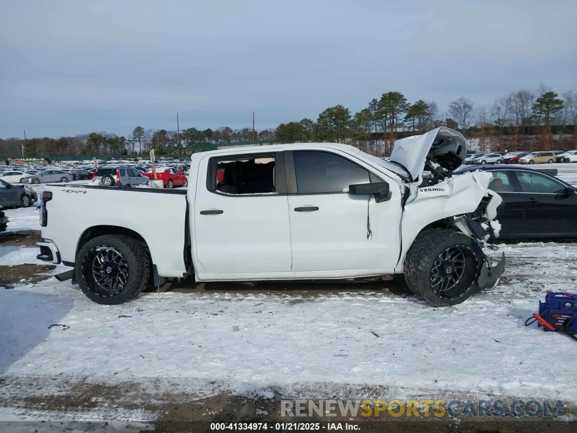 13 Photograph of a damaged car 1GCPYBEK4NZ223304 CHEVROLET SILVERADO 1500 LTD 2022