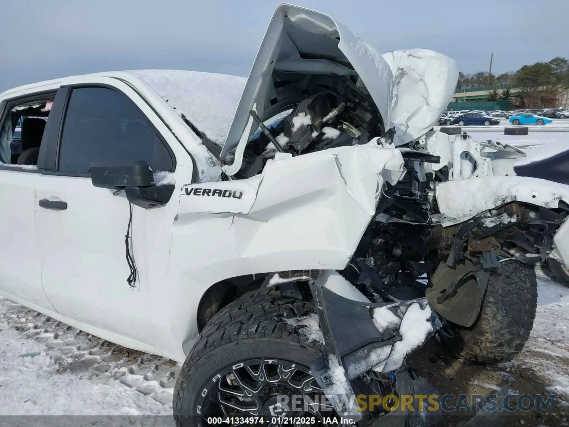 17 Photograph of a damaged car 1GCPYBEK4NZ223304 CHEVROLET SILVERADO 1500 LTD 2022