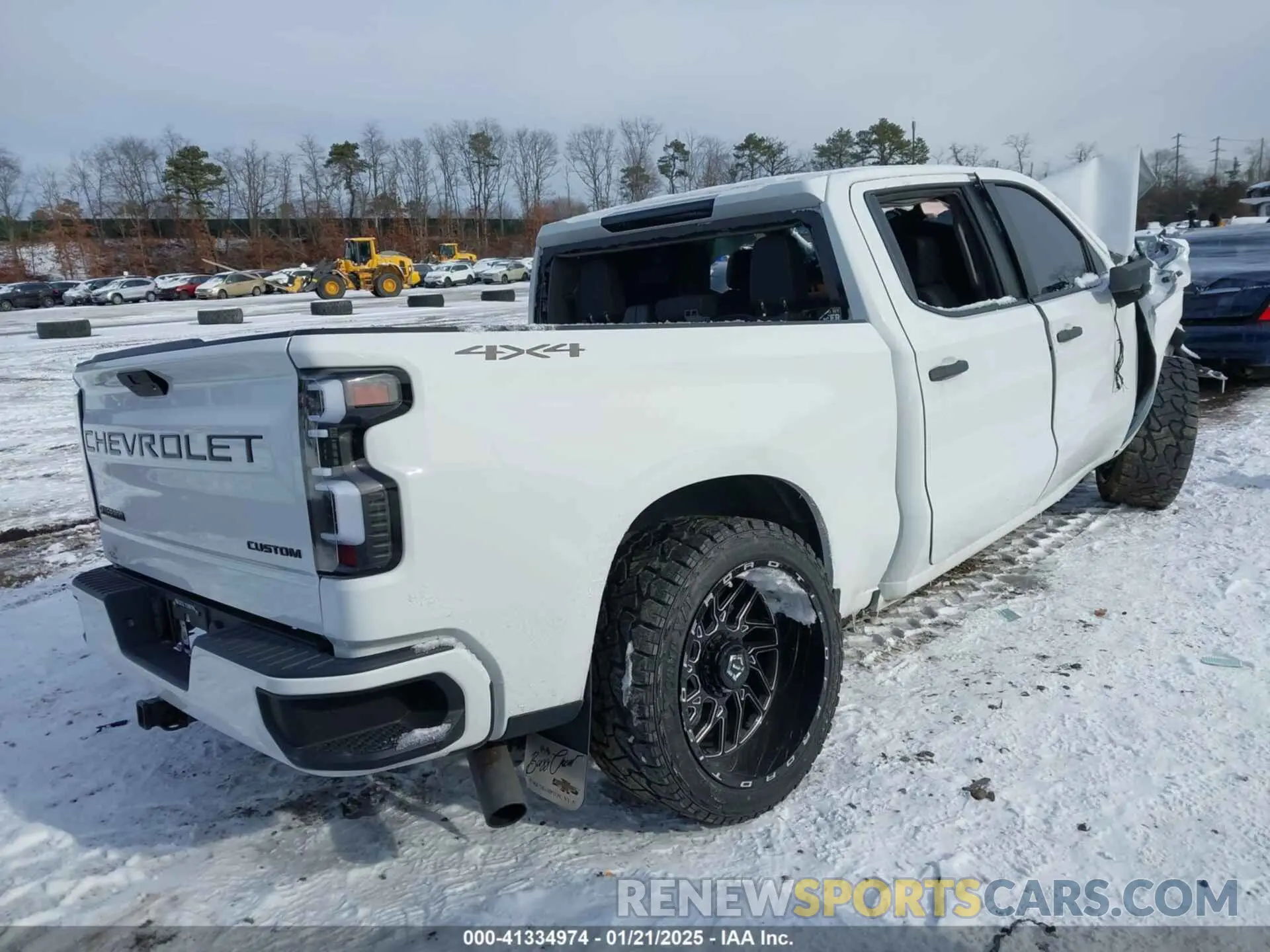 4 Photograph of a damaged car 1GCPYBEK4NZ223304 CHEVROLET SILVERADO 1500 LTD 2022