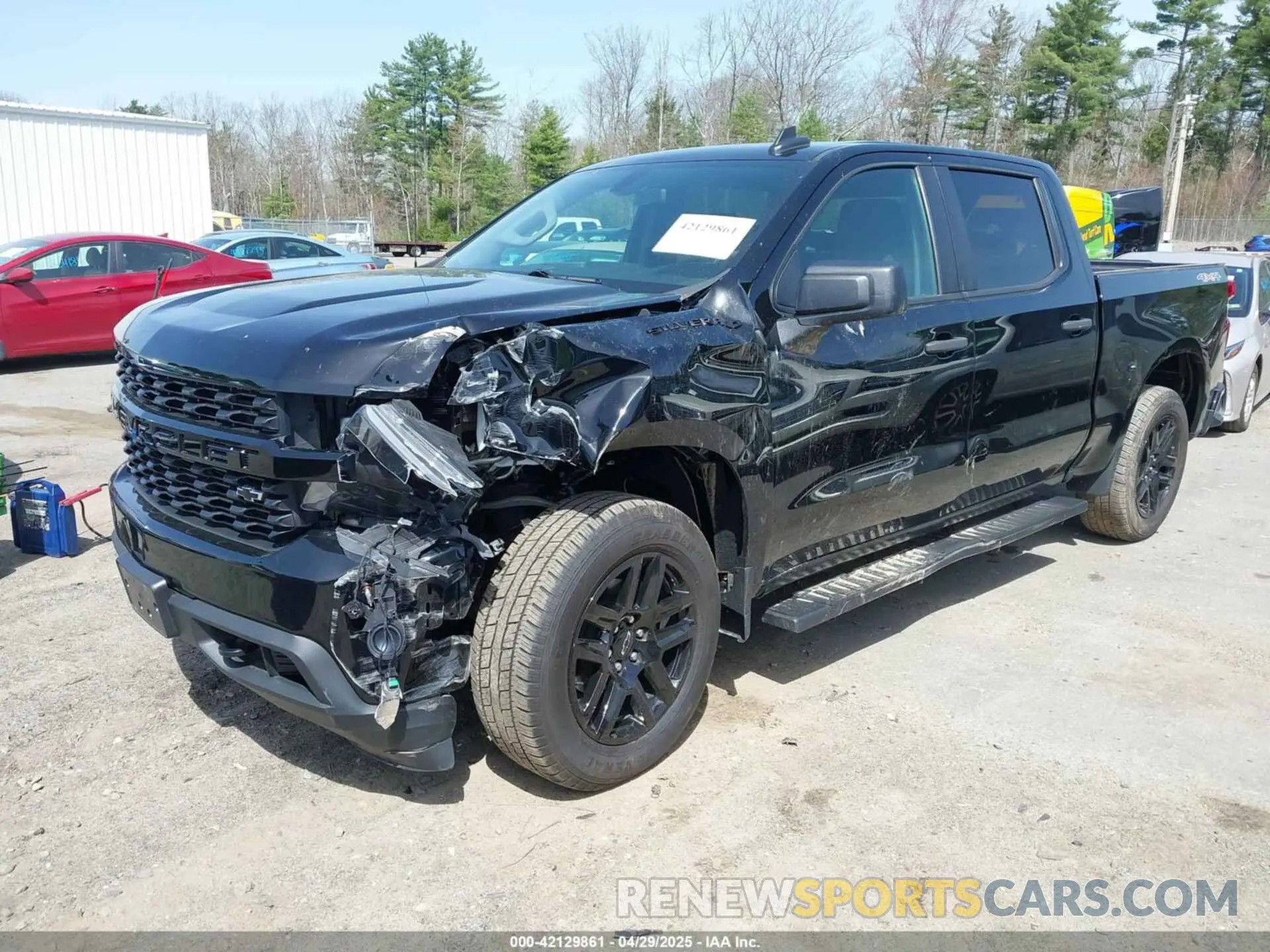 2 Photograph of a damaged car 1GCPYBEK5NZ133322 CHEVROLET SILVERADO 1500 LTD 2022